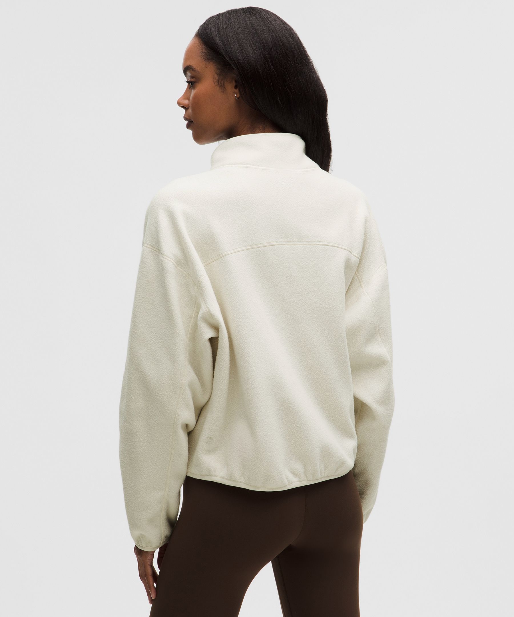 Tumbled Fleece Half-Zip Jacket