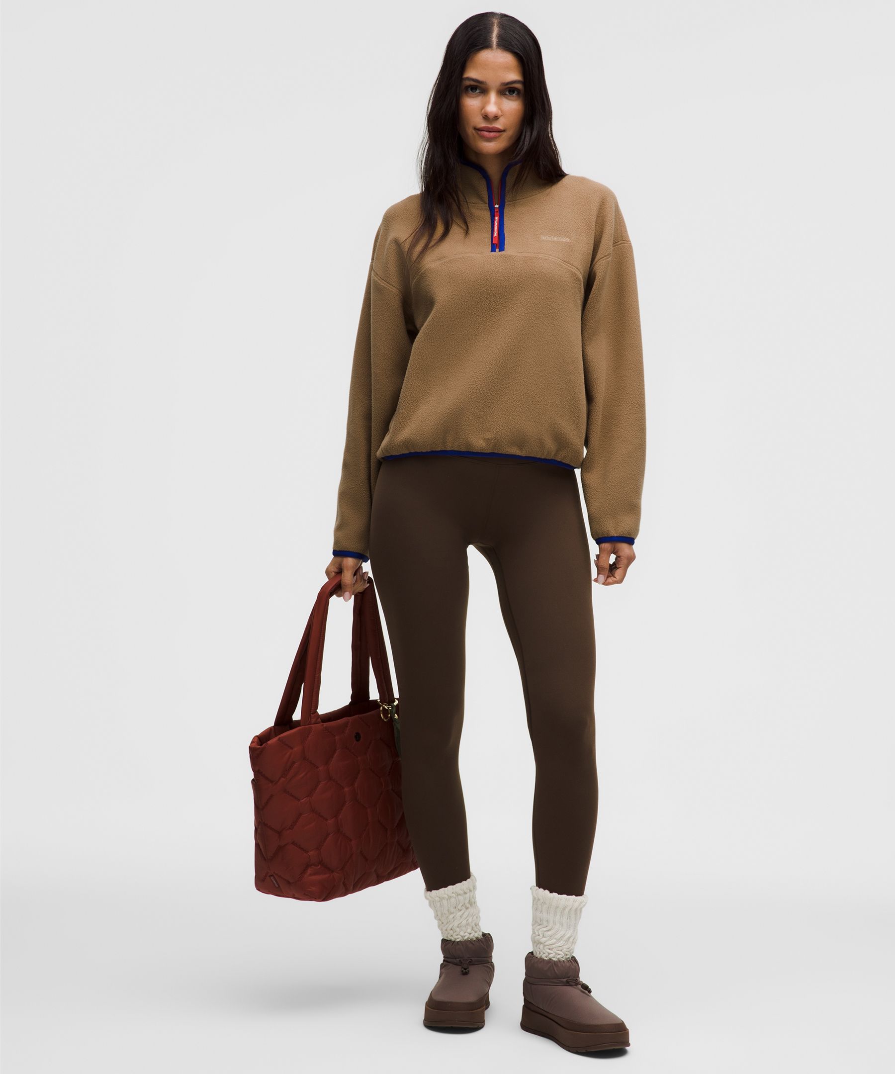 Lululemon Tumbled Fleece Half-zip Jacket