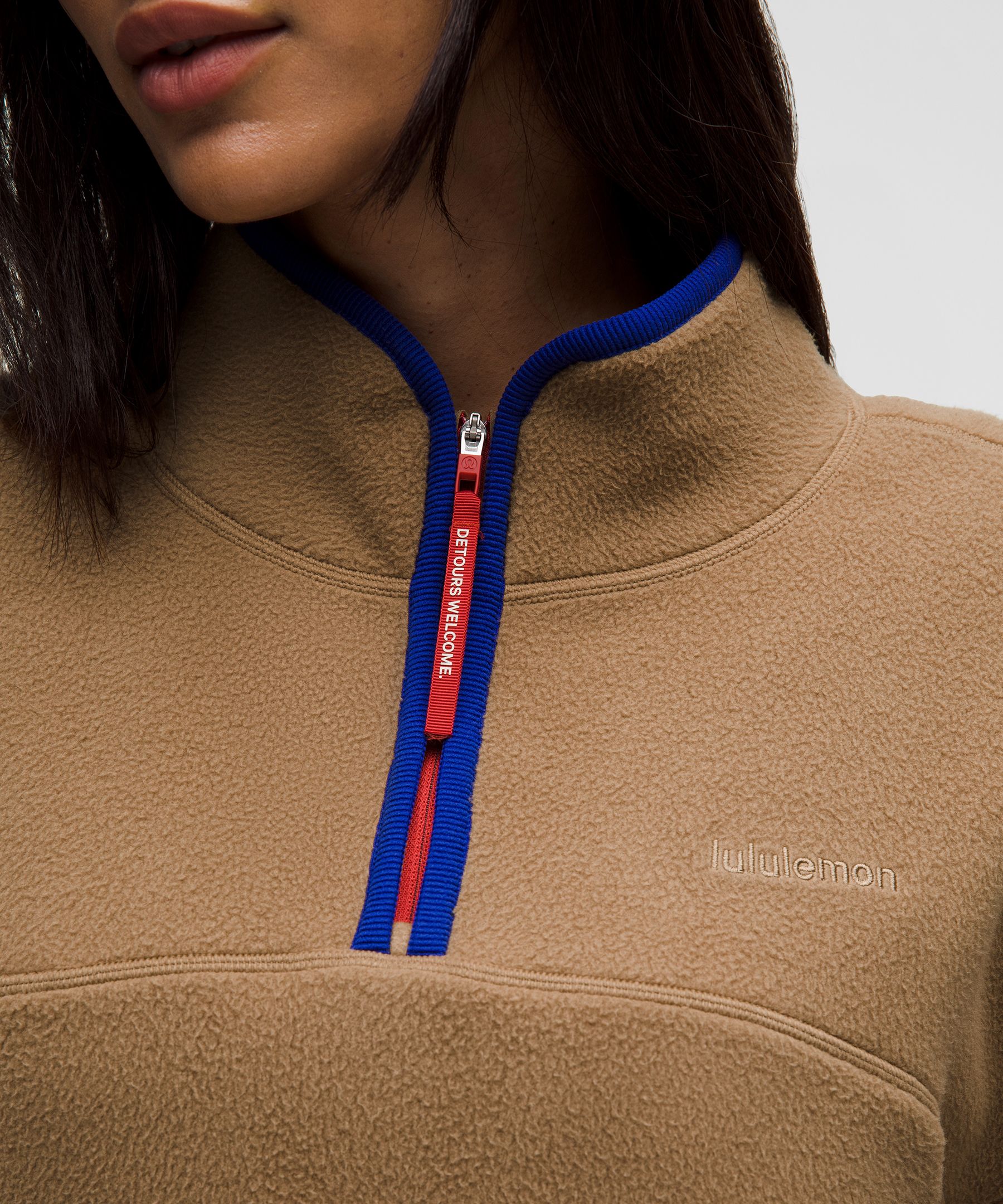 Lululemon Tumbled Fleece Half-zip Jacket