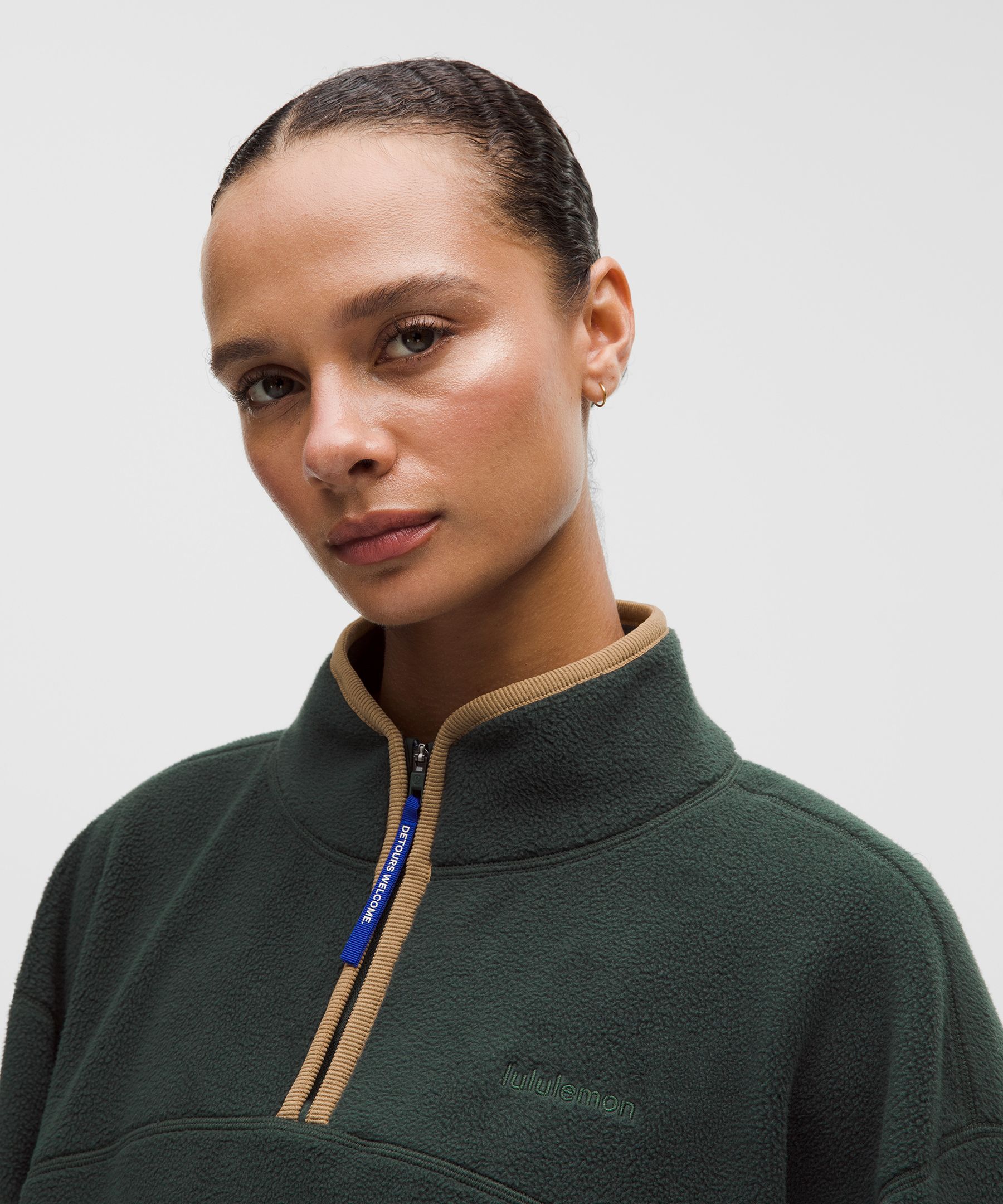 Lululemon Tumbled Fleece Half-zip Jacket