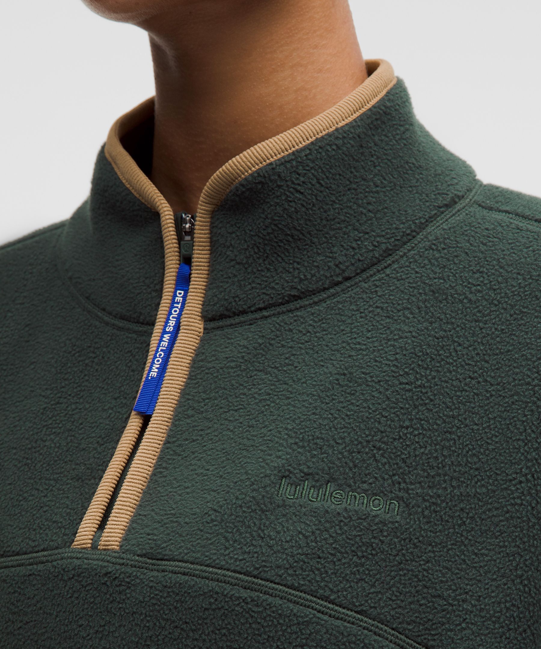 Lululemon Tumbled Fleece Half-zip Jacket