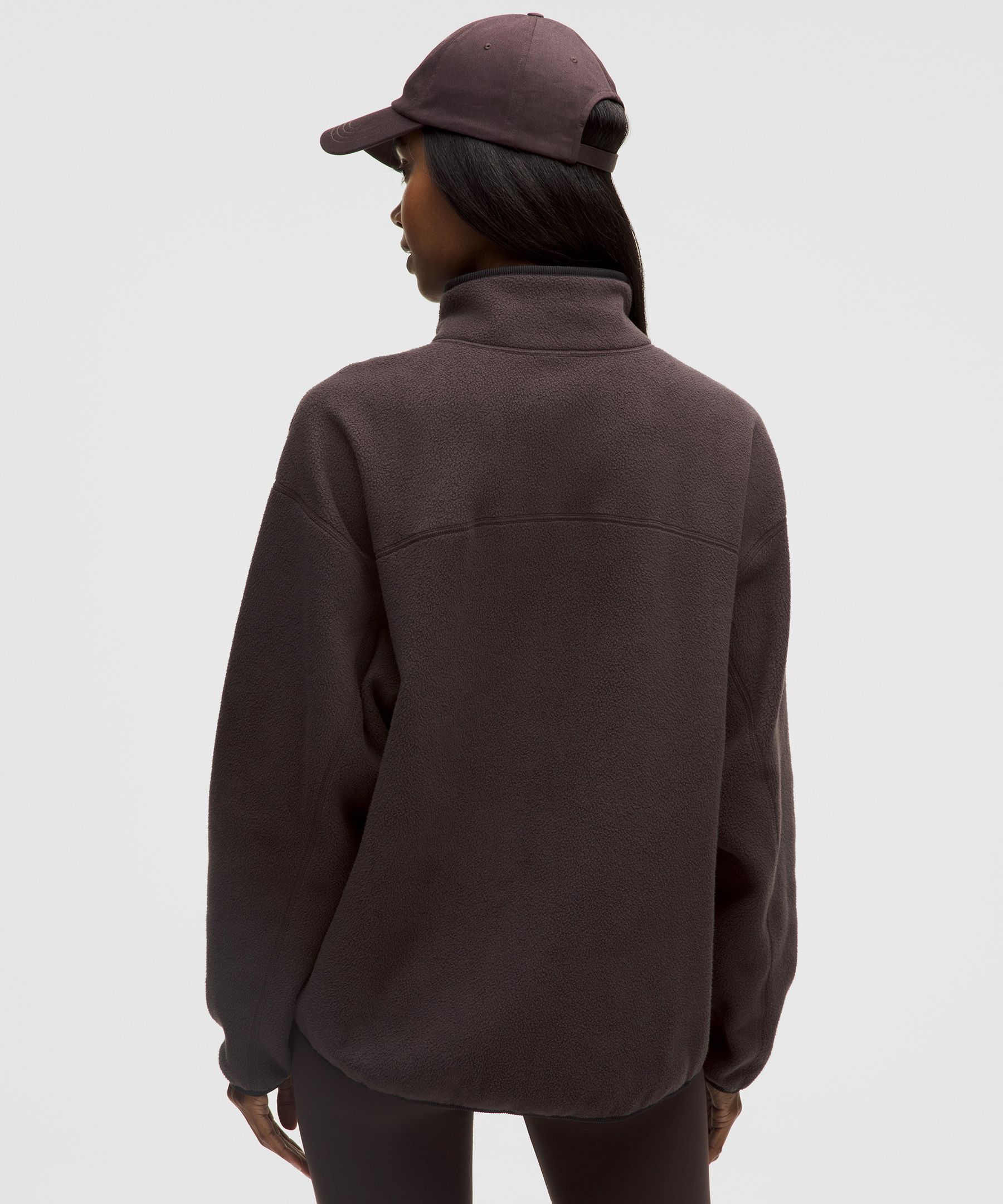 Lululemon Tumbled Fleece Full-zip Jacket In Brown