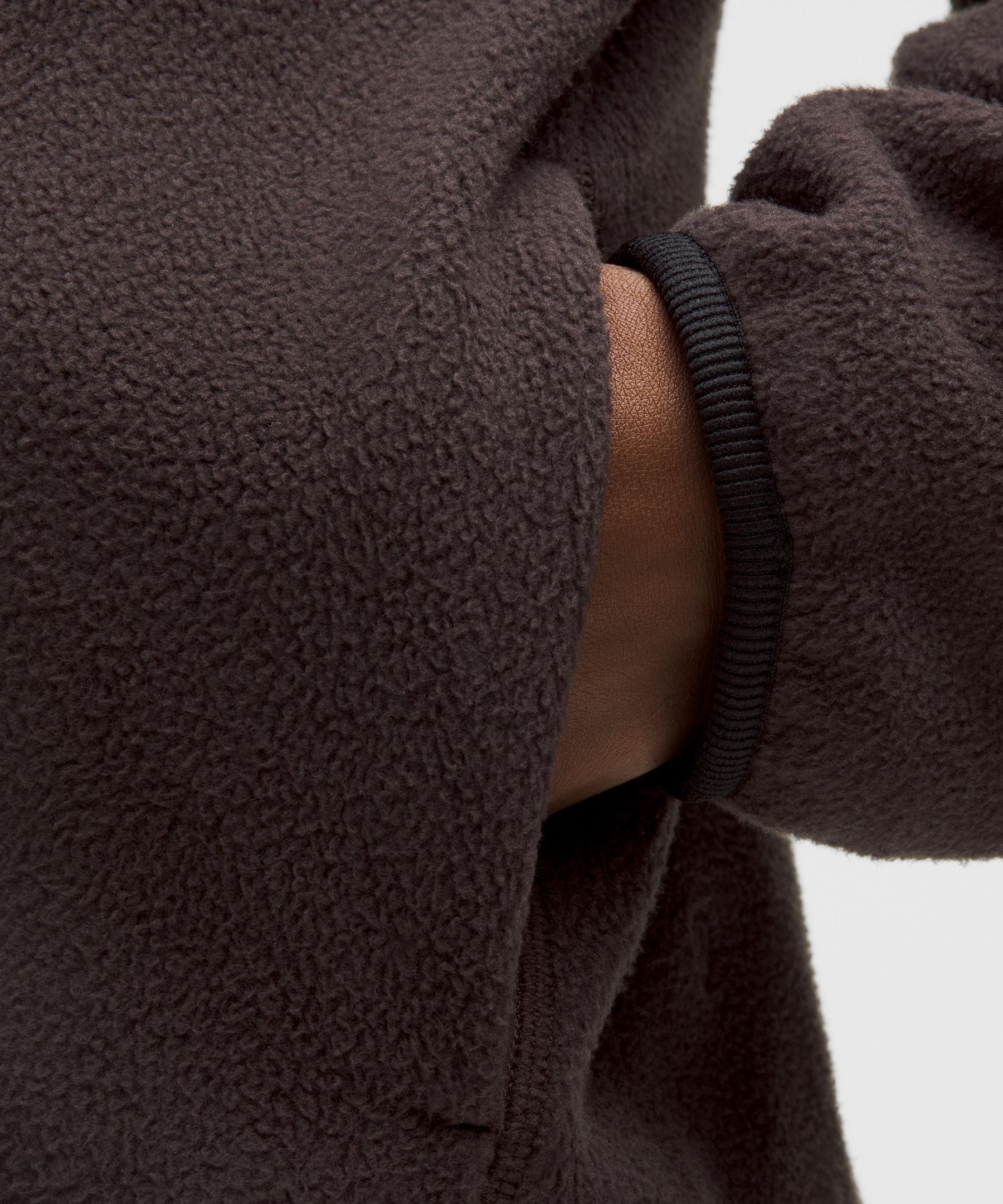 Lululemon Tumbled Fleece Full-zip Jacket In Brown