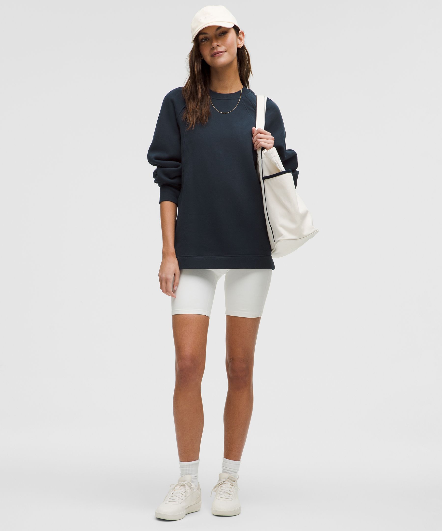 Scuba Oversized Long Crewneck