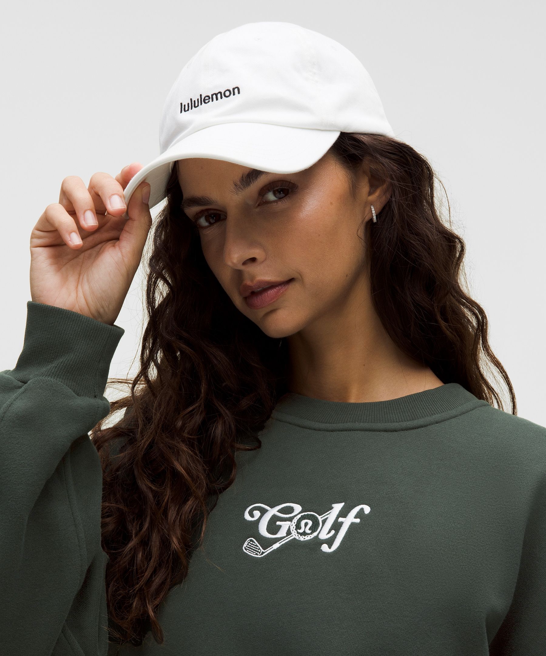 Lululemon Perfectly Oversized Crew In Green