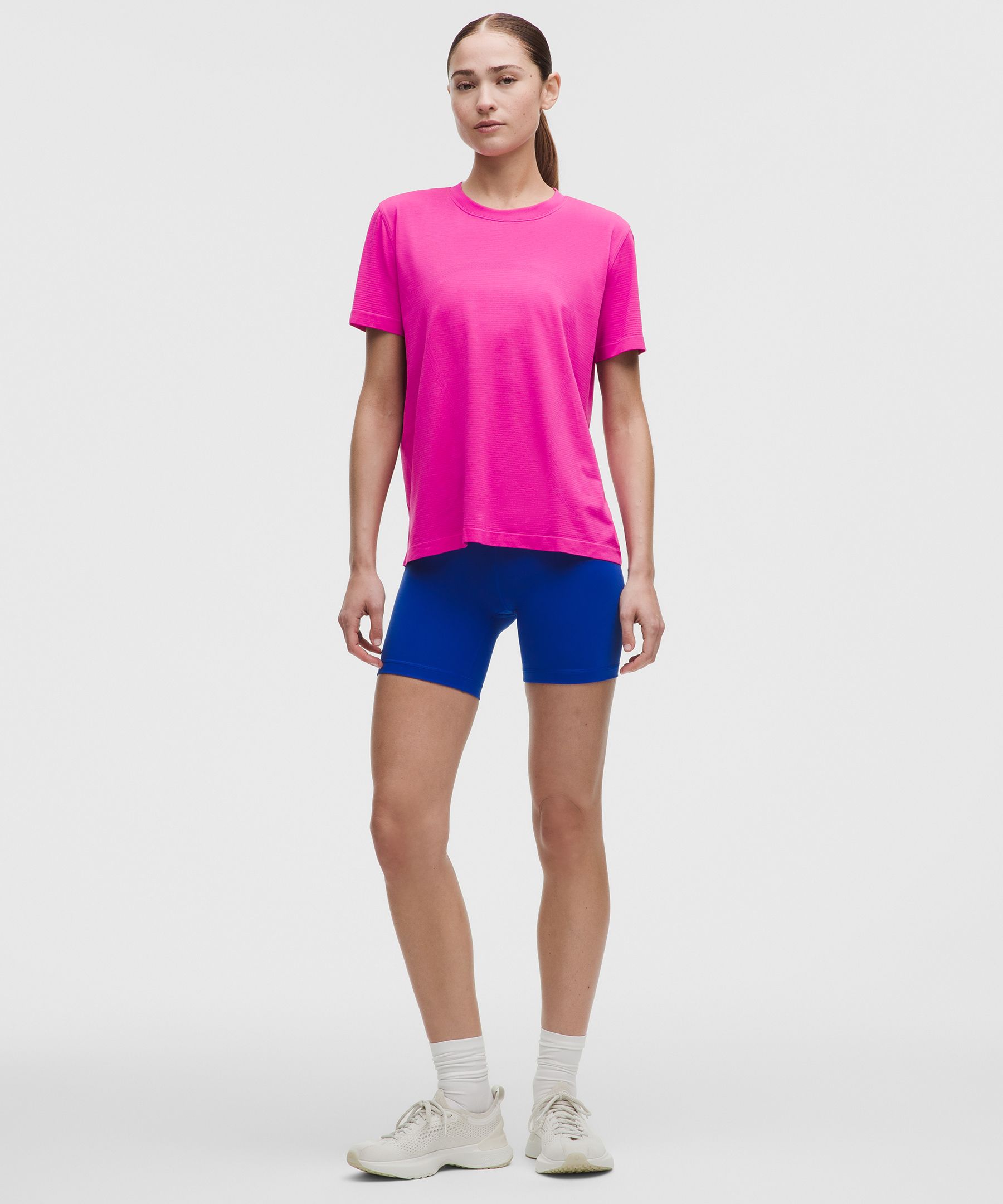 Swiftly Relaxed Short-Sleeve Shirt Hip Length *Updated Fit