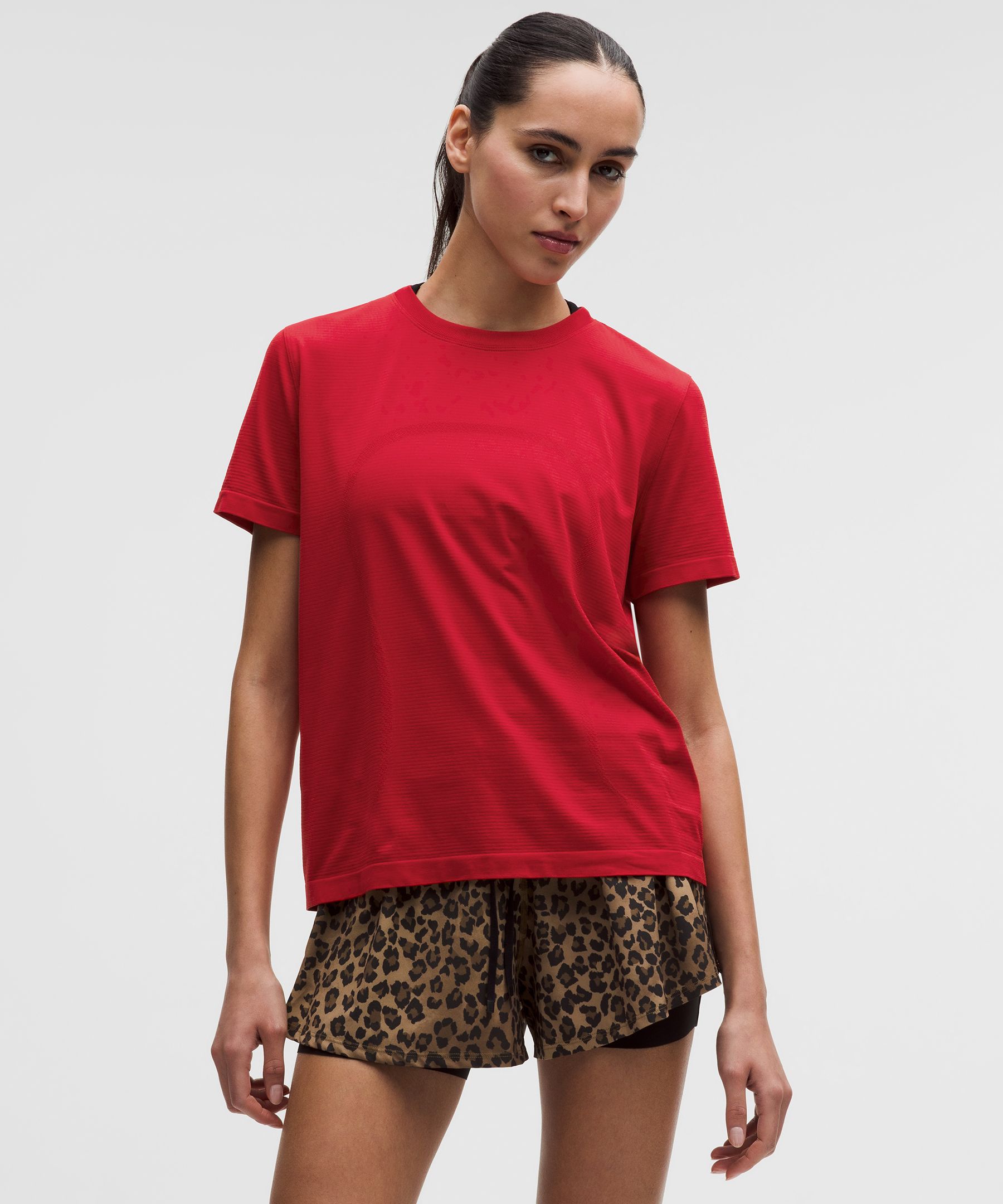 Swiftly Relaxed Short-Sleeve Shirt Hip Length 