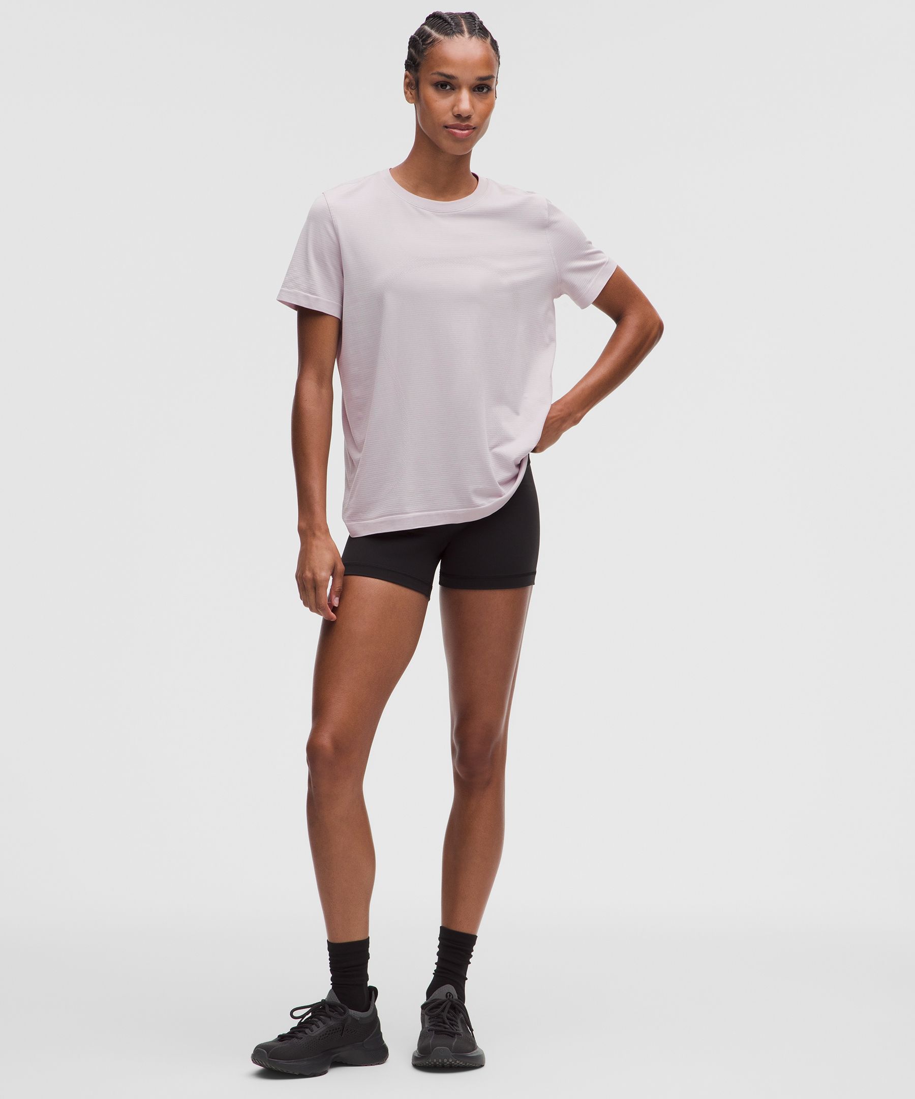 Swiftly Relaxed Short-Sleeve Shirt *Hip Length