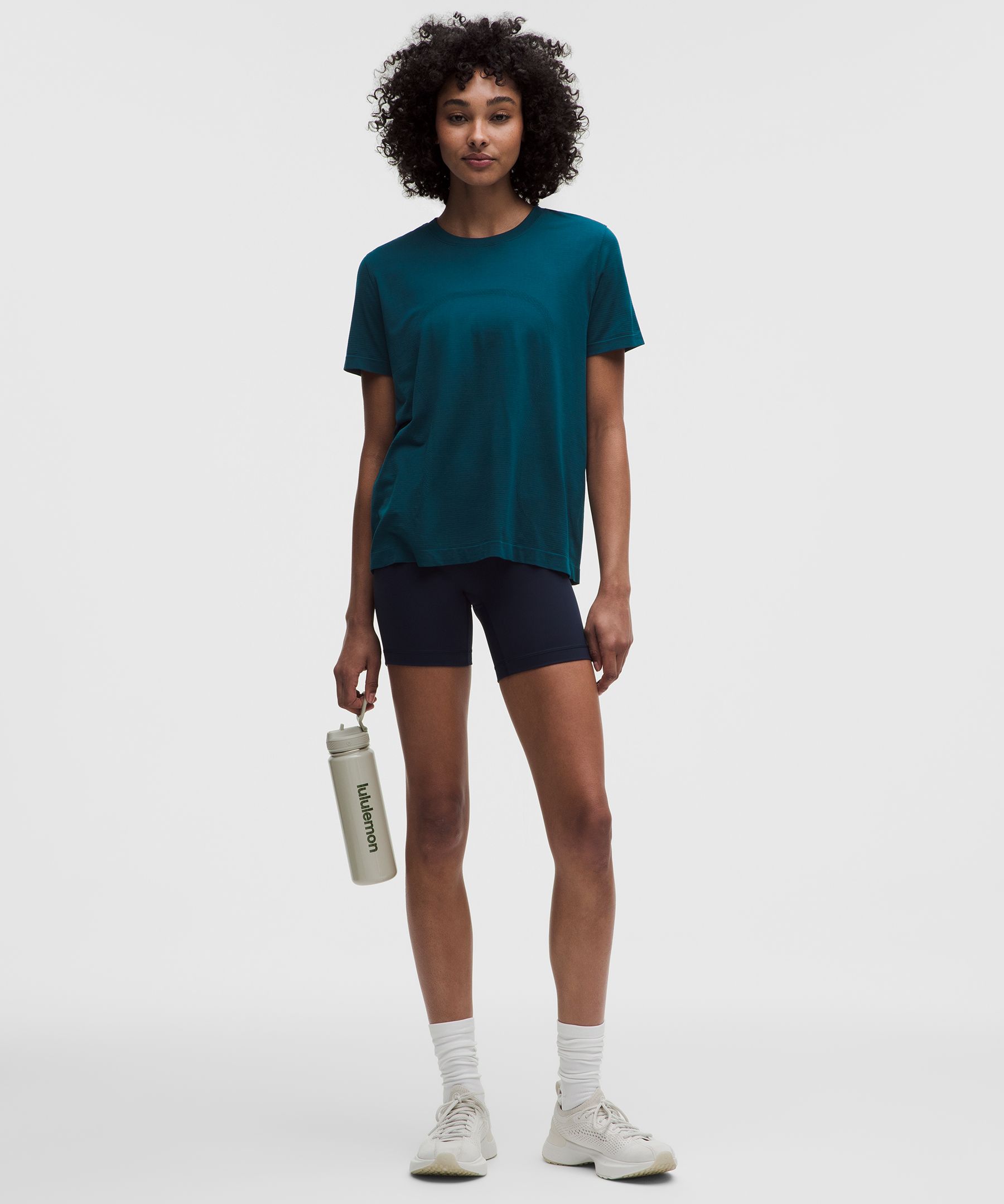 Swiftly Relaxed Short-Sleeve Shirt Hip Length *Updated Fit