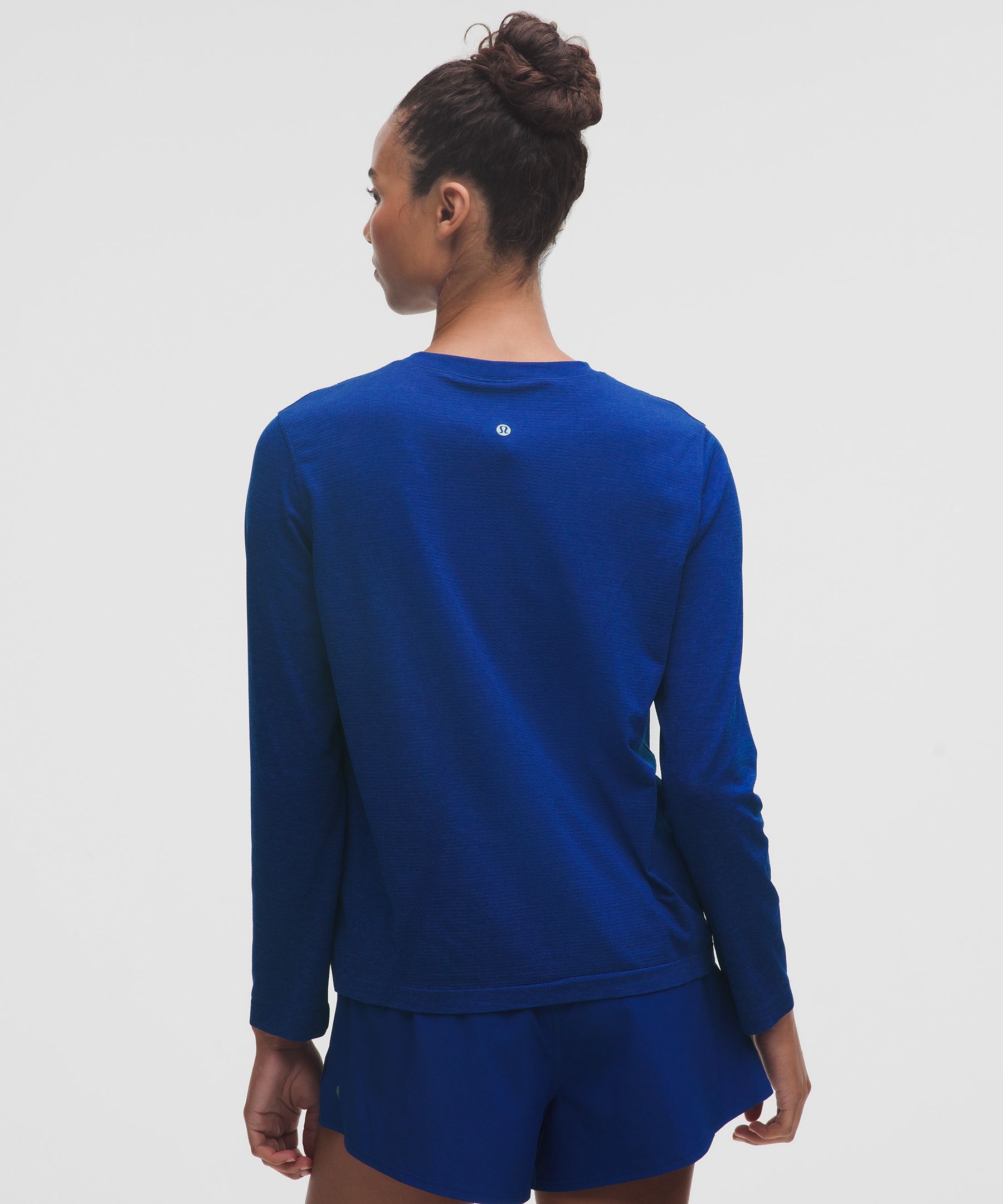 Lululemon Swiftly Relaxed Long-sleeve Shirt In Blue