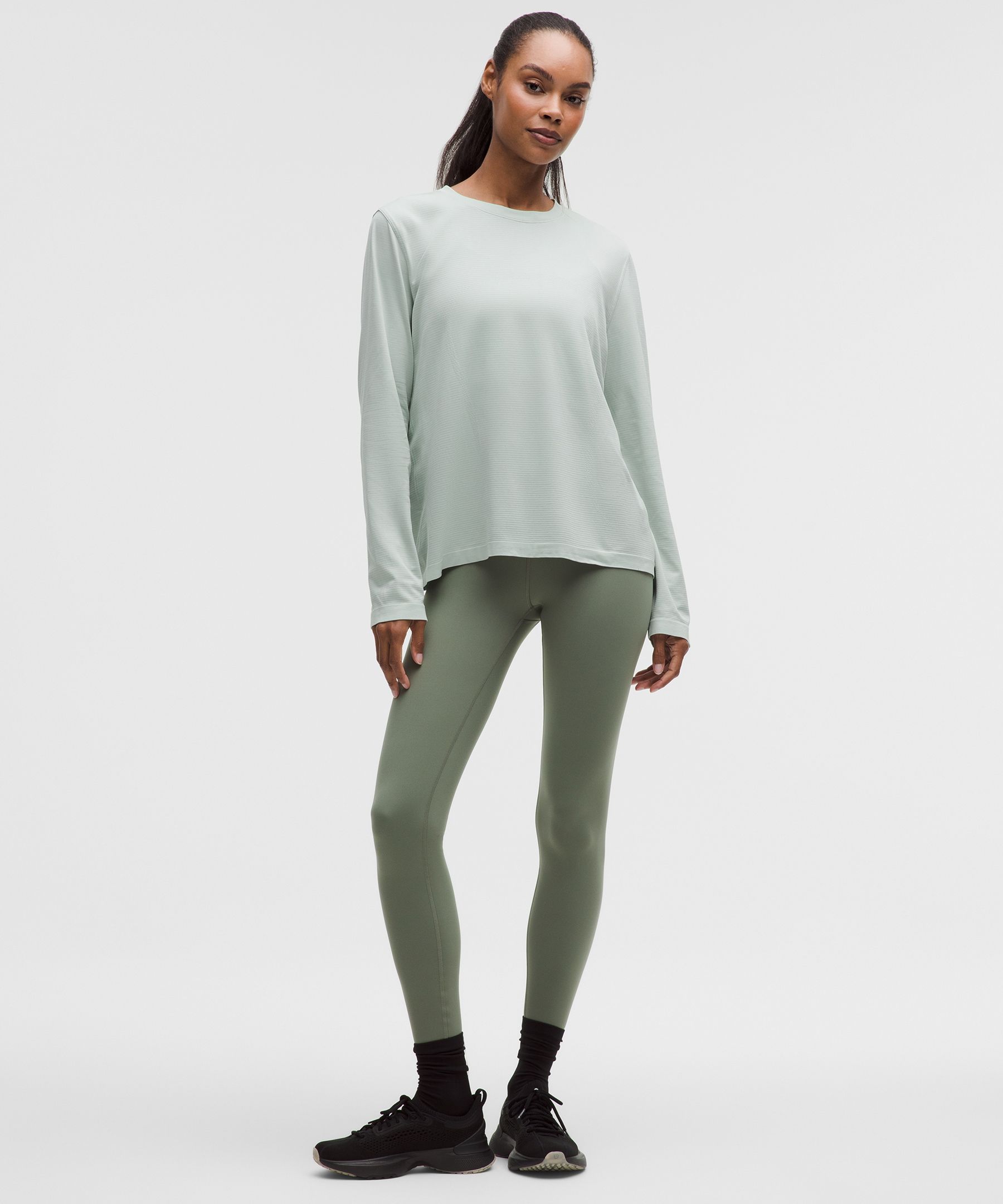 Swiftly Relaxed Long-Sleeve Shirt Hip Length *Updated Fit