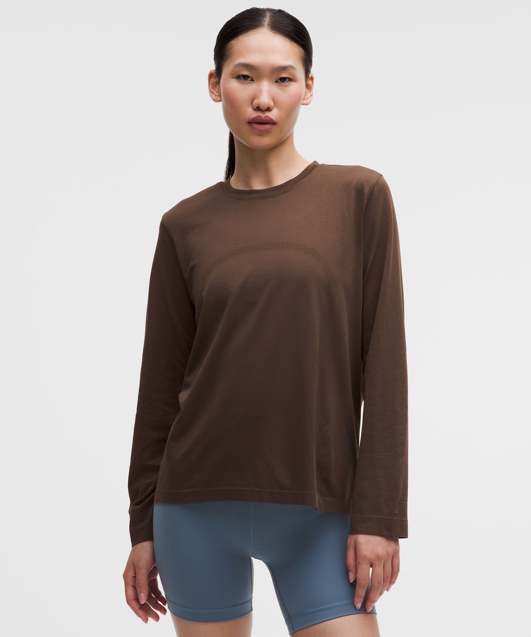Swiftly Relaxed Long-Sleeve Shirt Hip Length 