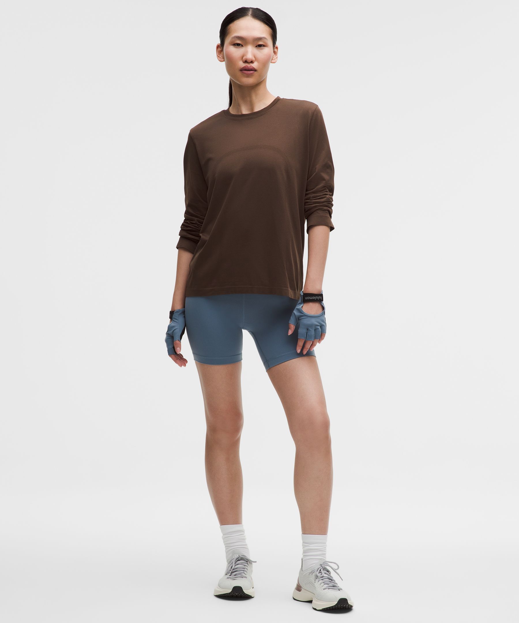 Swiftly Relaxed Long-Sleeve Shirt Hip Length *Updated Fit