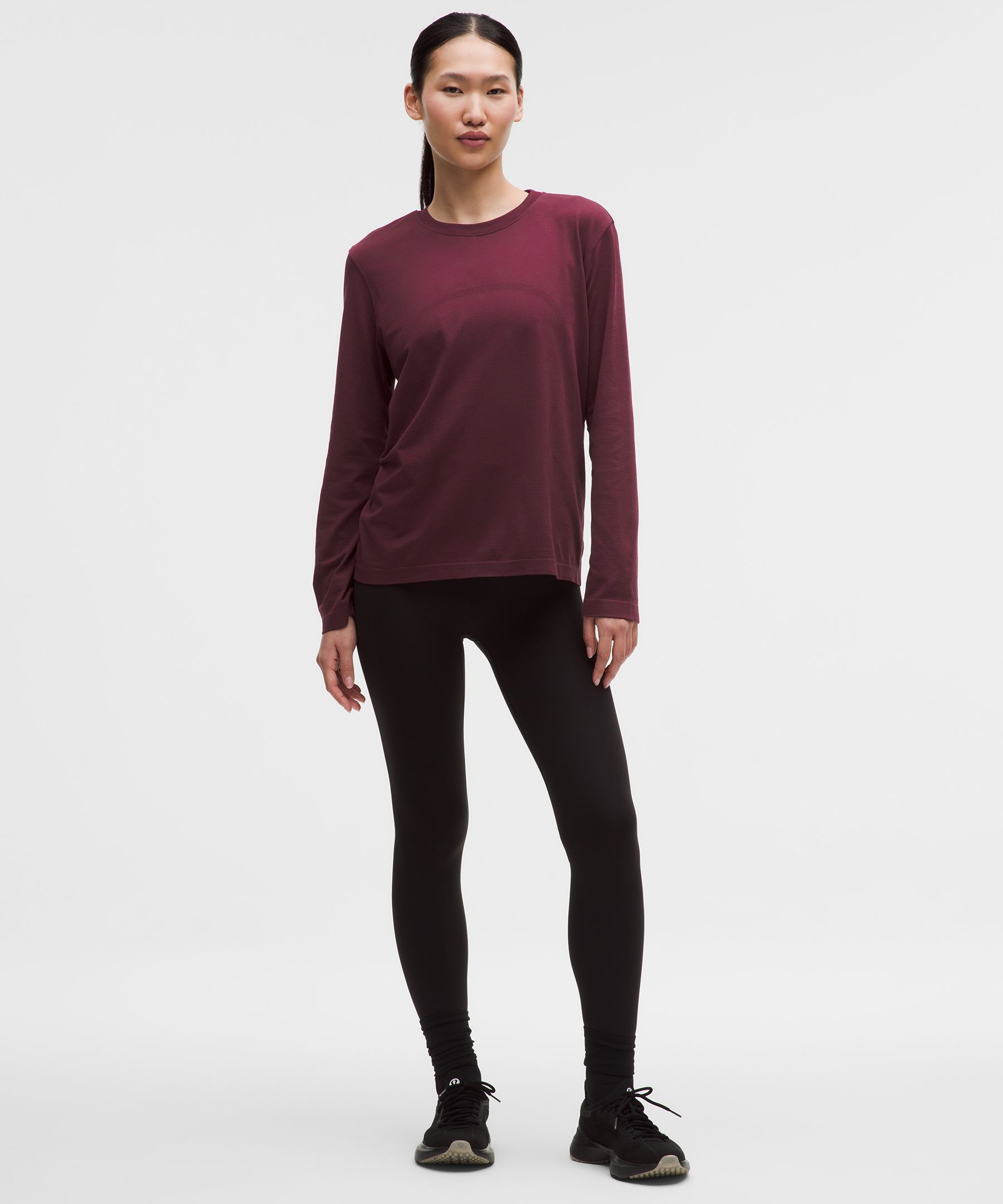 Swiftly Relaxed Long-Sleeve Shirt Hip Length *Updated Fit