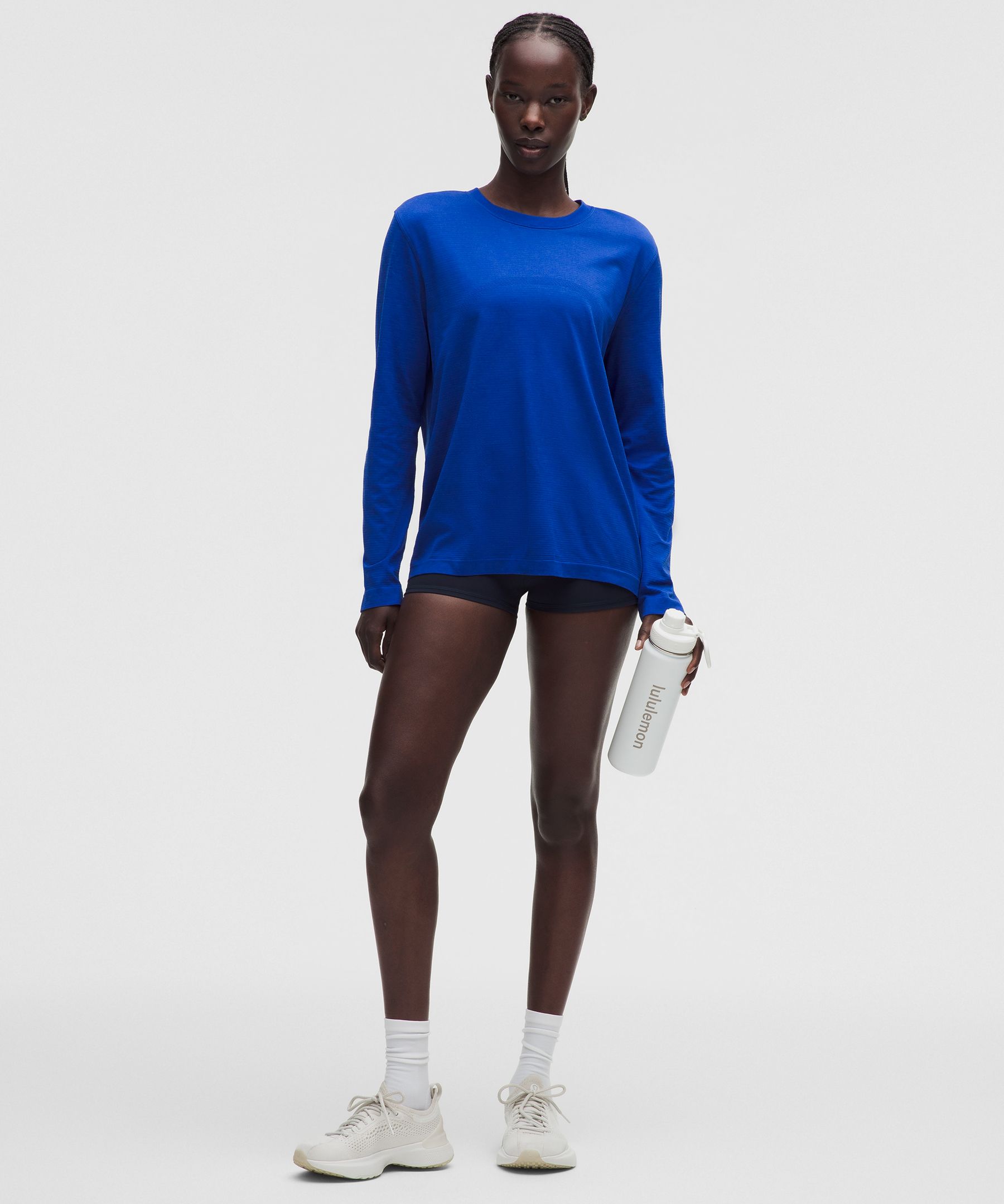 Swiftly Relaxed Long-Sleeve Shirt Hip Length *Updated Fit
