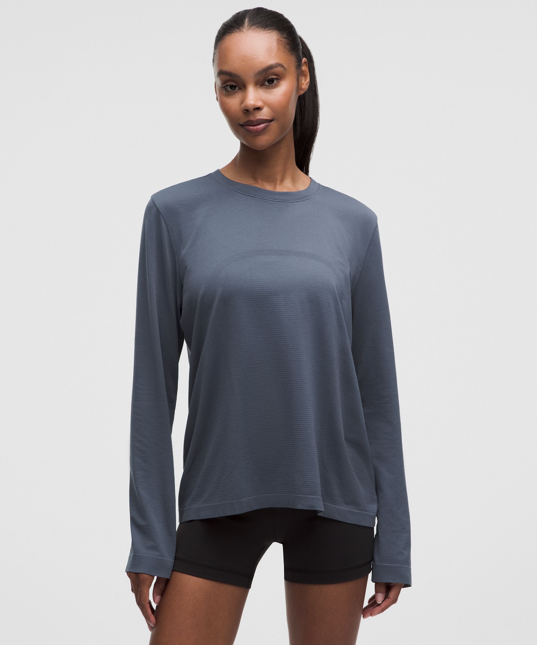 Swiftly Relaxed Long-Sleeve Shirt Hip Length