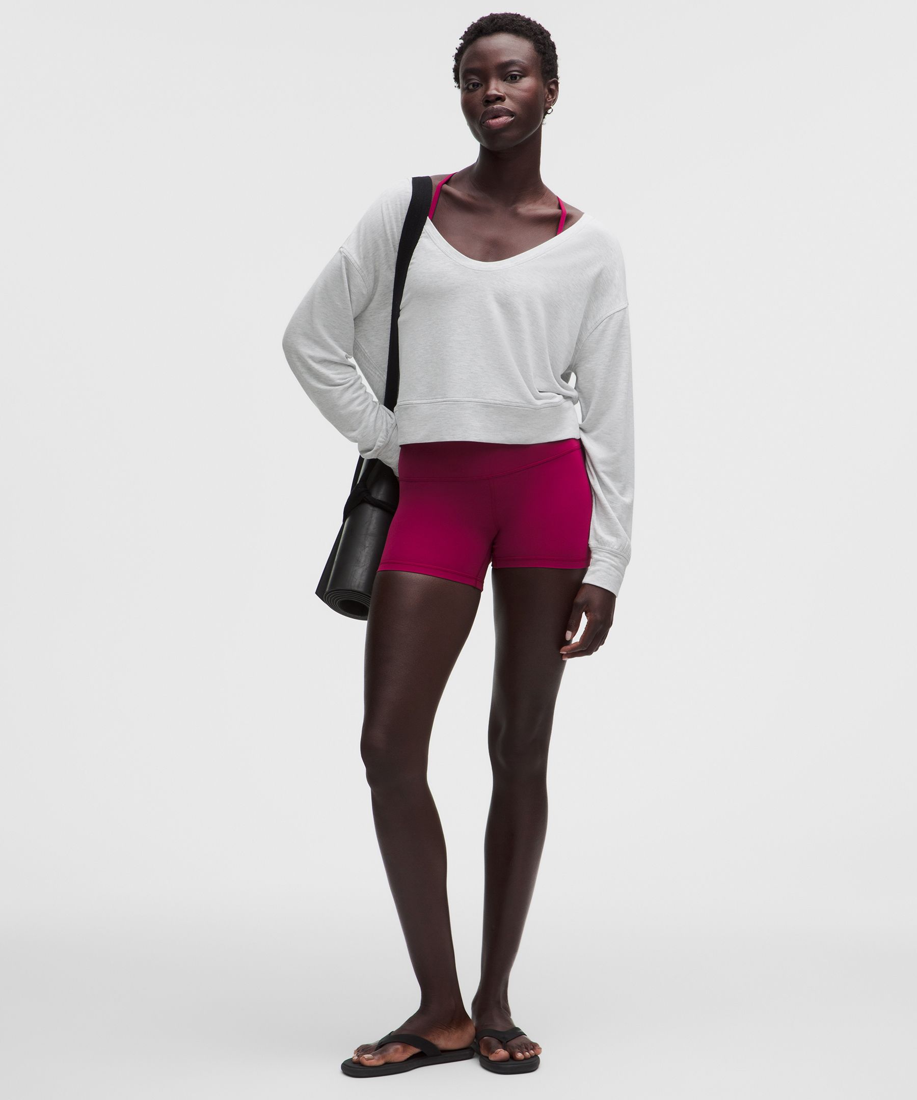 BeCalm Scoop-Neck Pullover