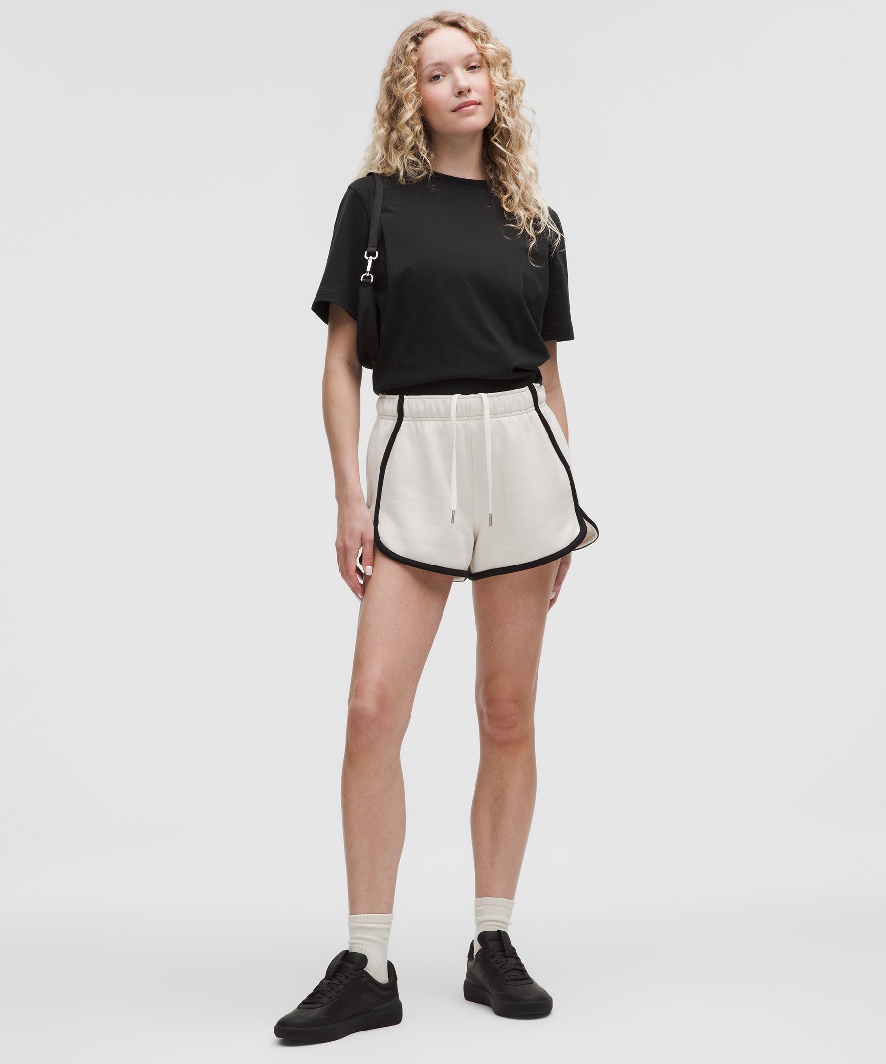 Cotton Jersey Stitch-Detail T-Shirt | Women's Short Sleeve Shirts & Tee's