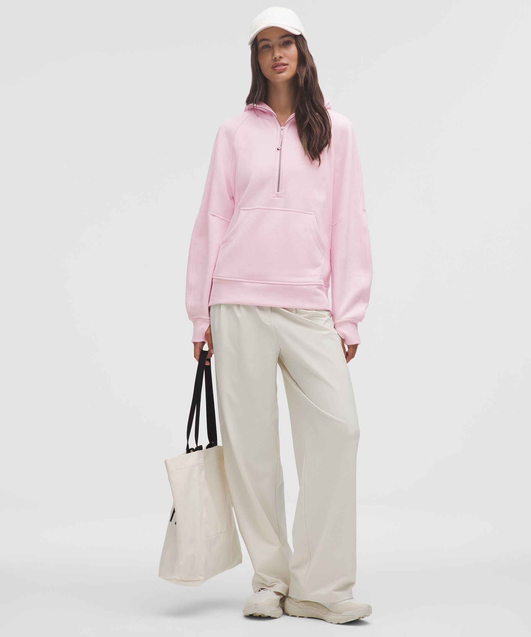 Scuba Oversized Half-Zip Hoodie *Long | Women's Hoodies & Sweatshirts