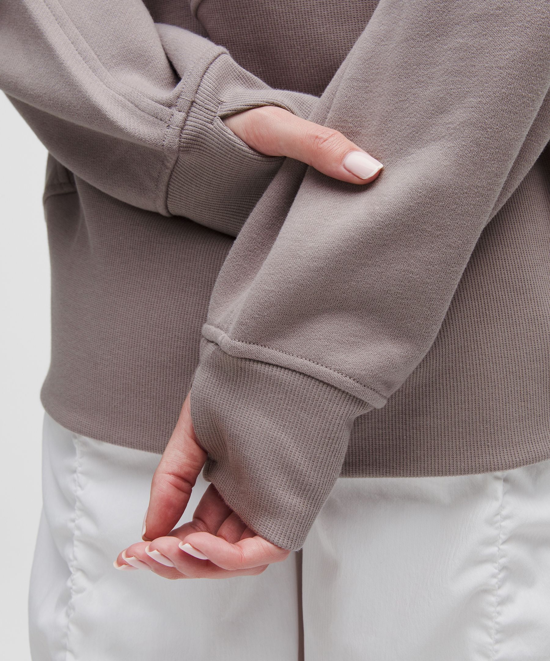 Scuba Oversized Half-Zip Hoodie *Long | Women's Hoodies & Sweatshirts