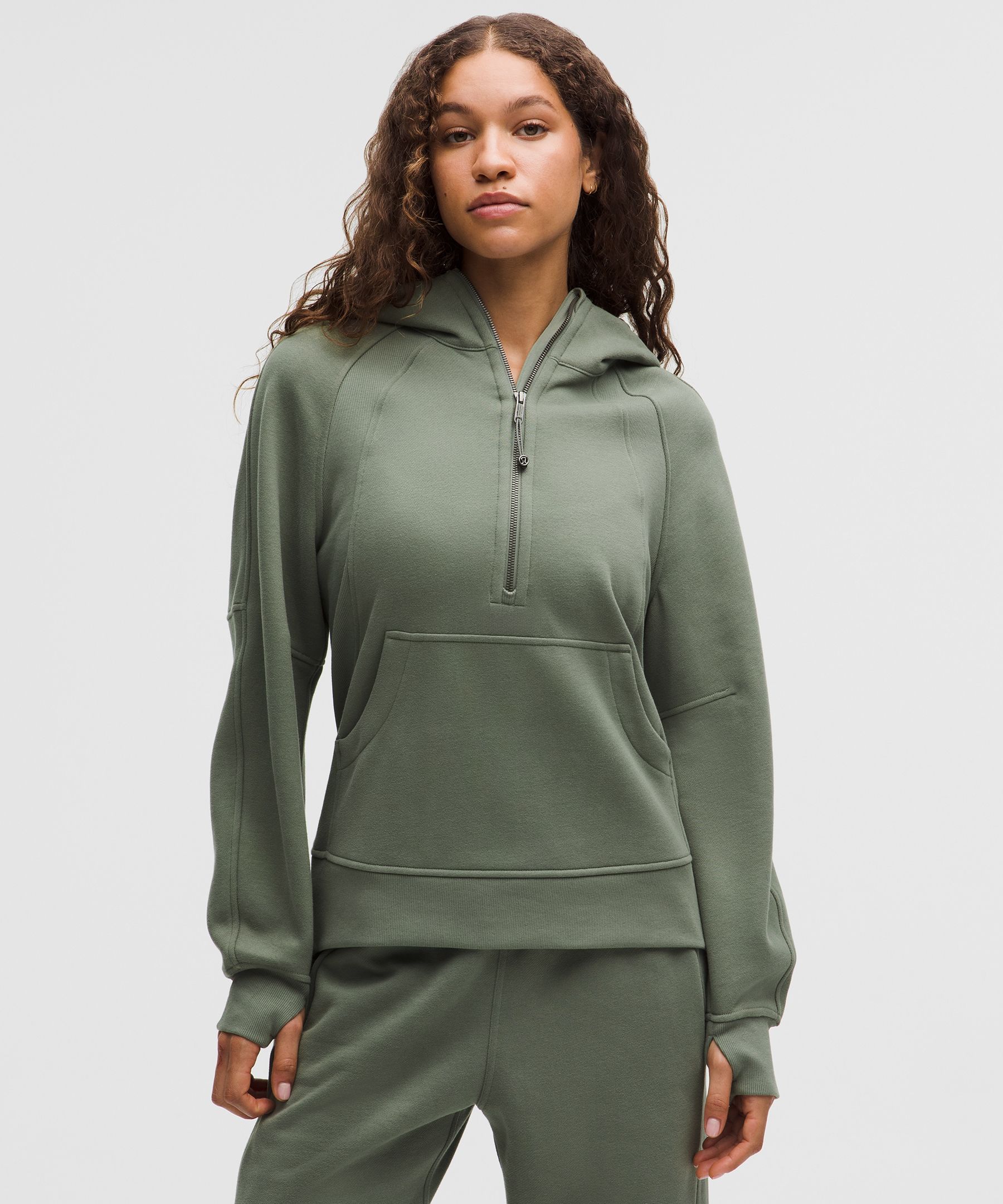 Scuba Oversized Half-Zip Hoodie 
