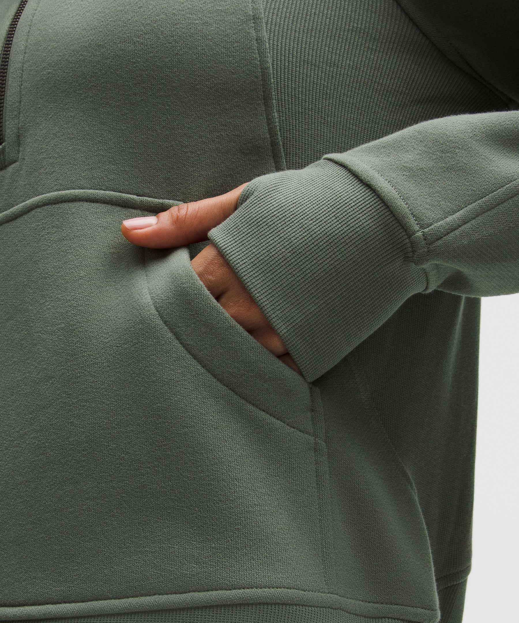 Scuba Oversized Half-Zip Hoodie *Long