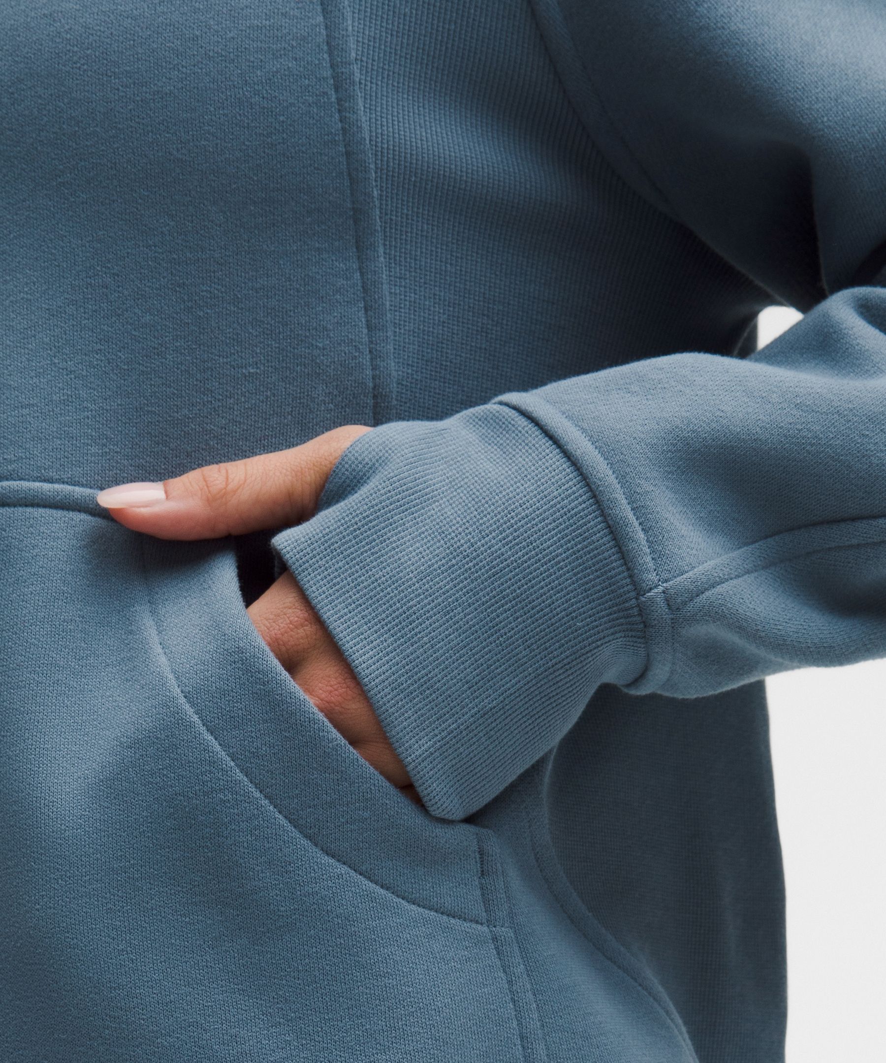 Scuba Oversized Half-Zip Hoodie *Long