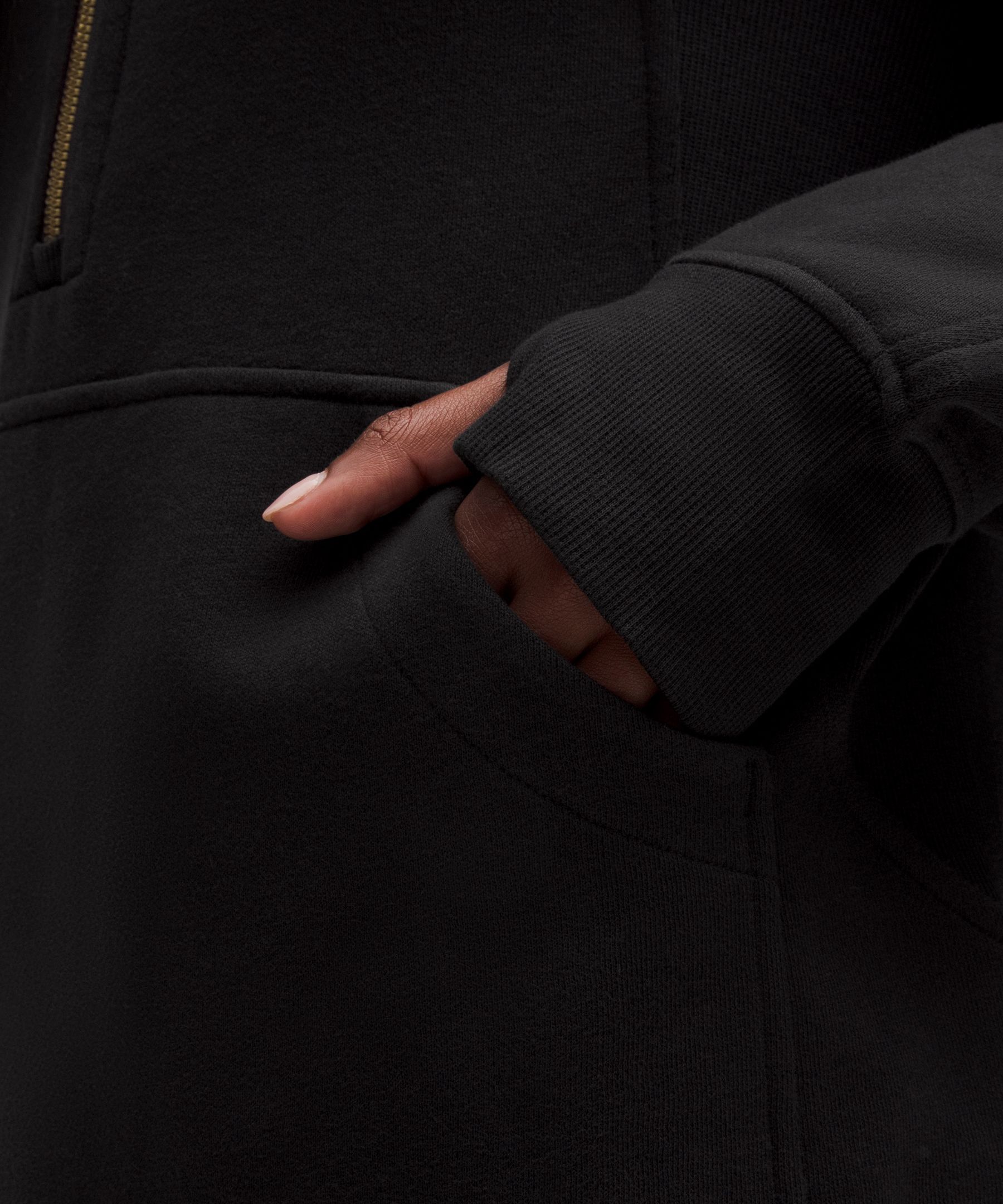 Scuba Oversized Half-Zip Hoodie *Long