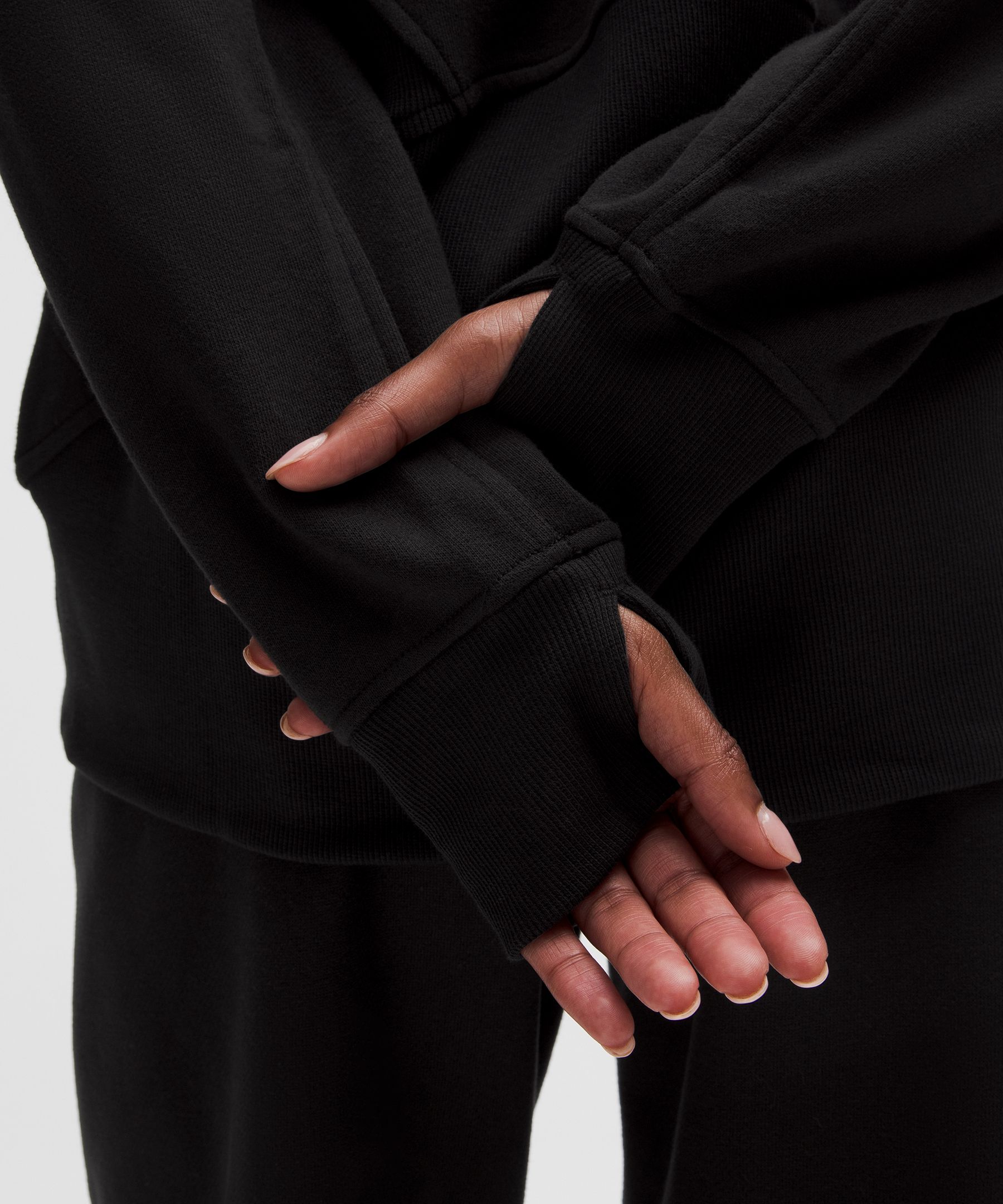 Scuba Oversized Half-Zip Hoodie *Long