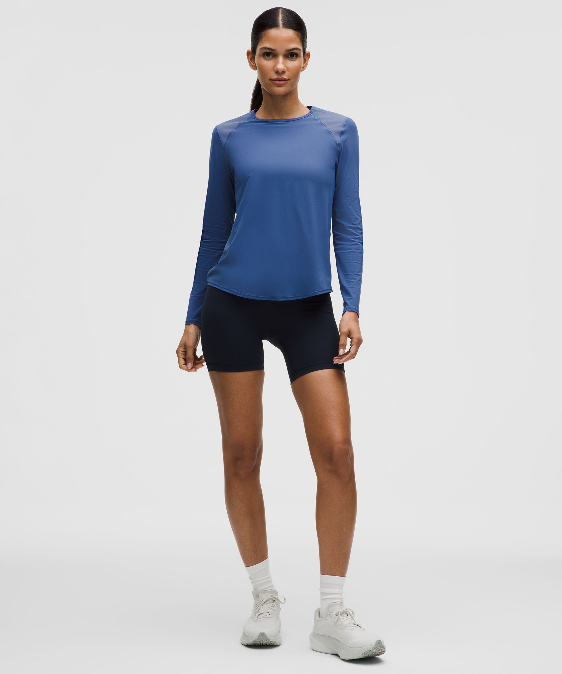 Lululemon Sculpt Long-sleeve Shirt In Blue