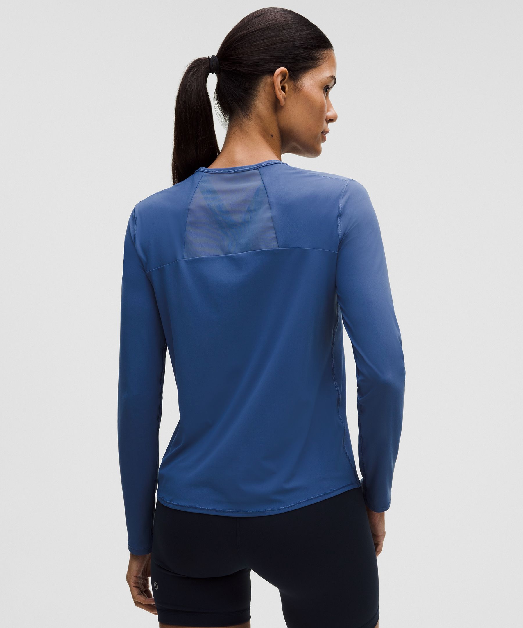 Lululemon Sculpt Long-sleeve Shirt In Blue