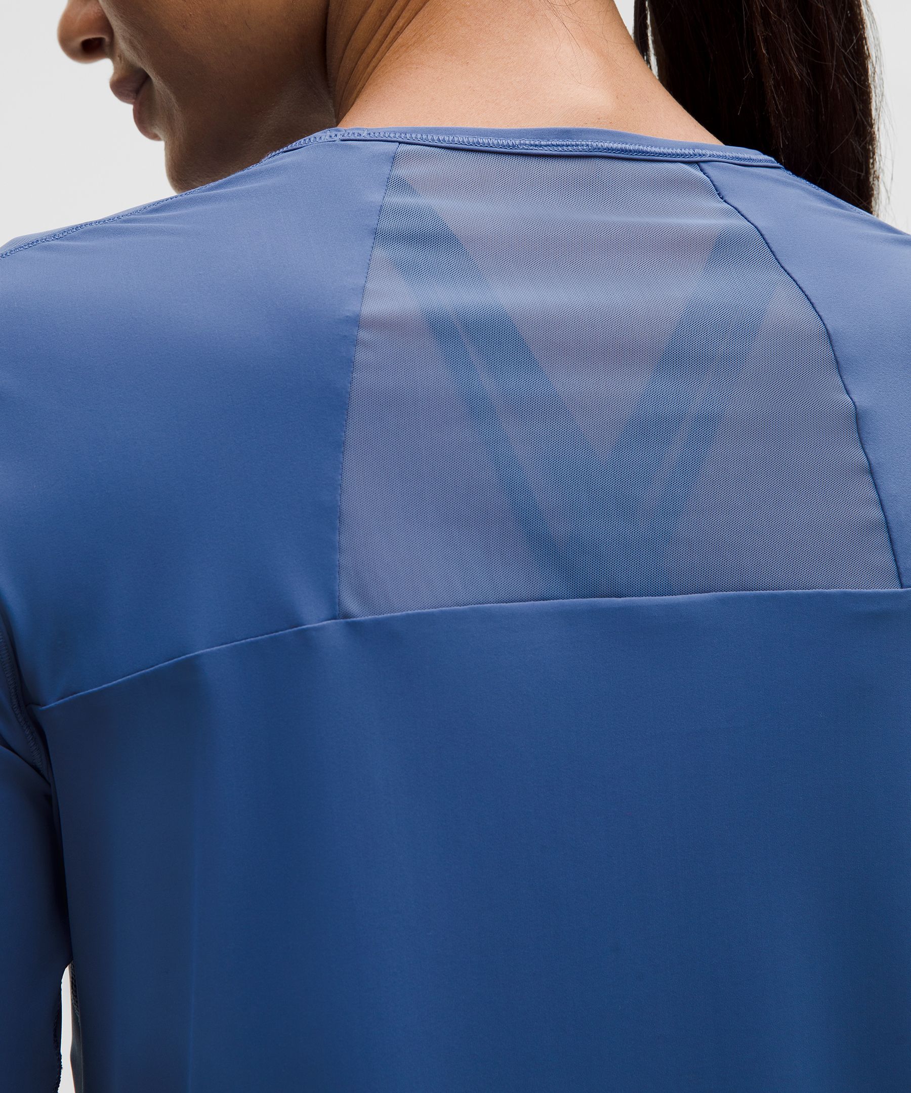 Lululemon Sculpt Long-sleeve Shirt In Blue