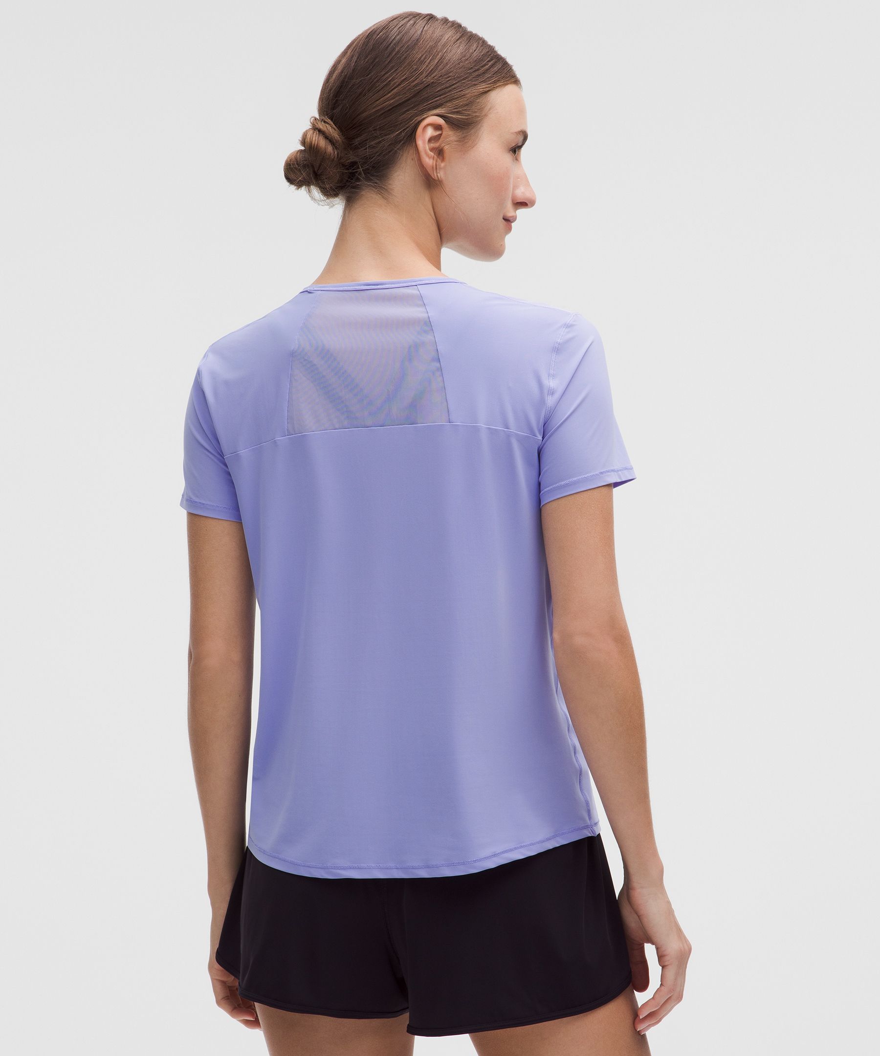 Lululemon Sculpt Short-sleeve Shirt In Blue