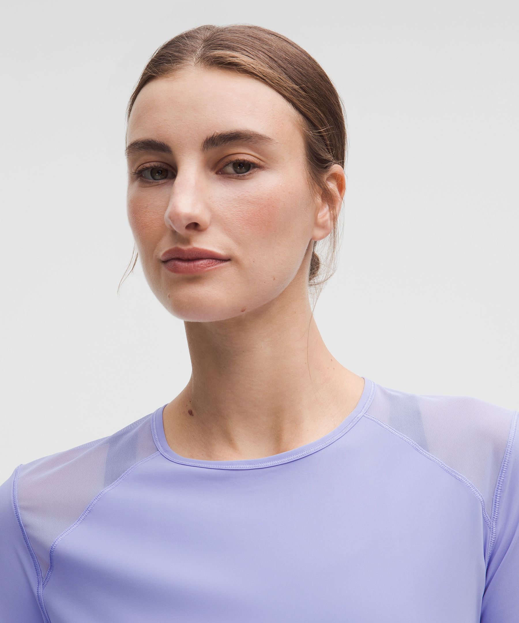 Lululemon Sculpt Short-sleeve Shirt In Blue