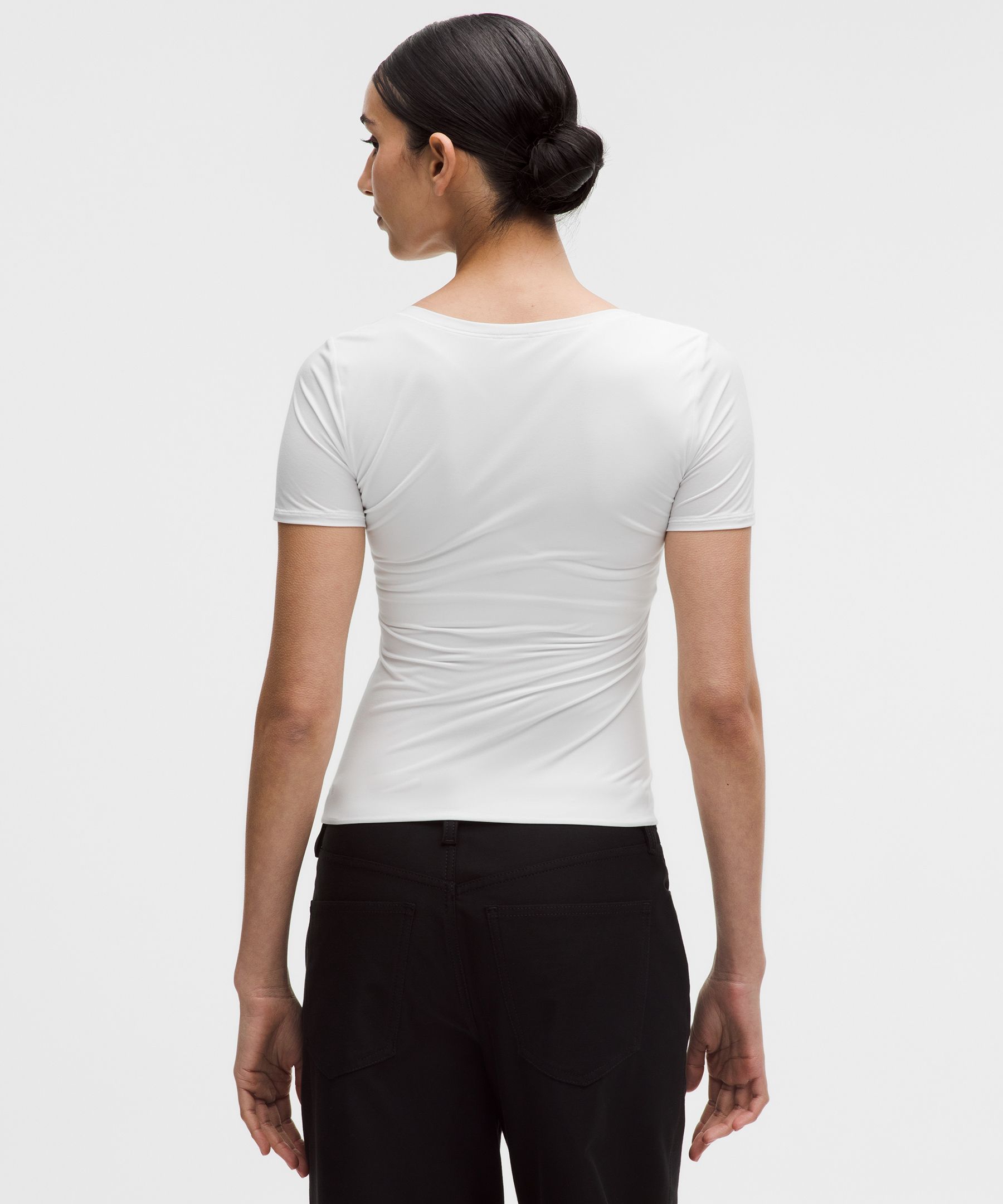 Wundermost Ultra-Soft Nulu Scoop-Neck T-Shirt