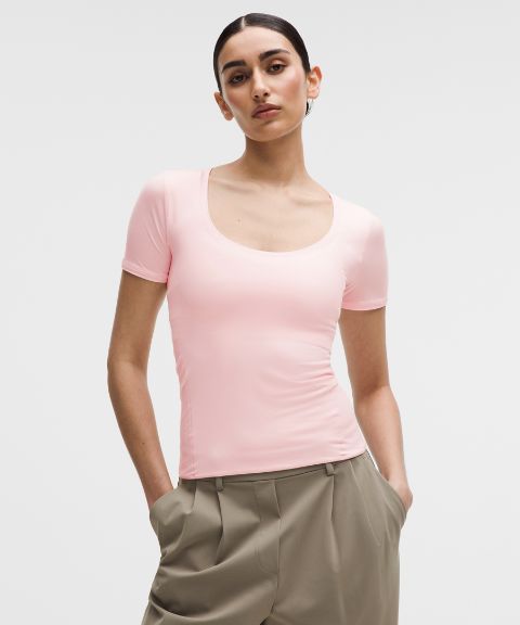 Lululemon Wundermost Ultra-Soft Nulu Scoop-Neck T-Shirt