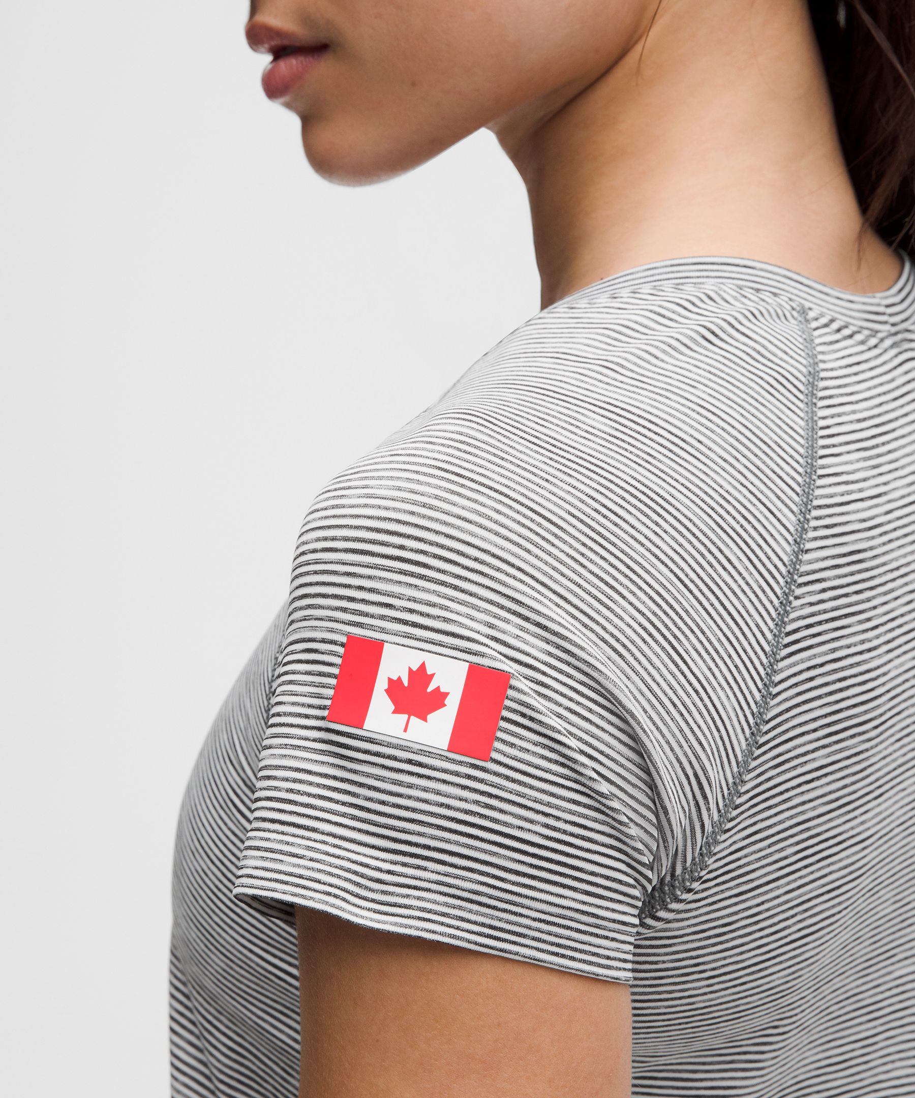 Team Canada Swiftly Tech Short-Sleeve Shirt 2.0 Hip Length *CPC Logo