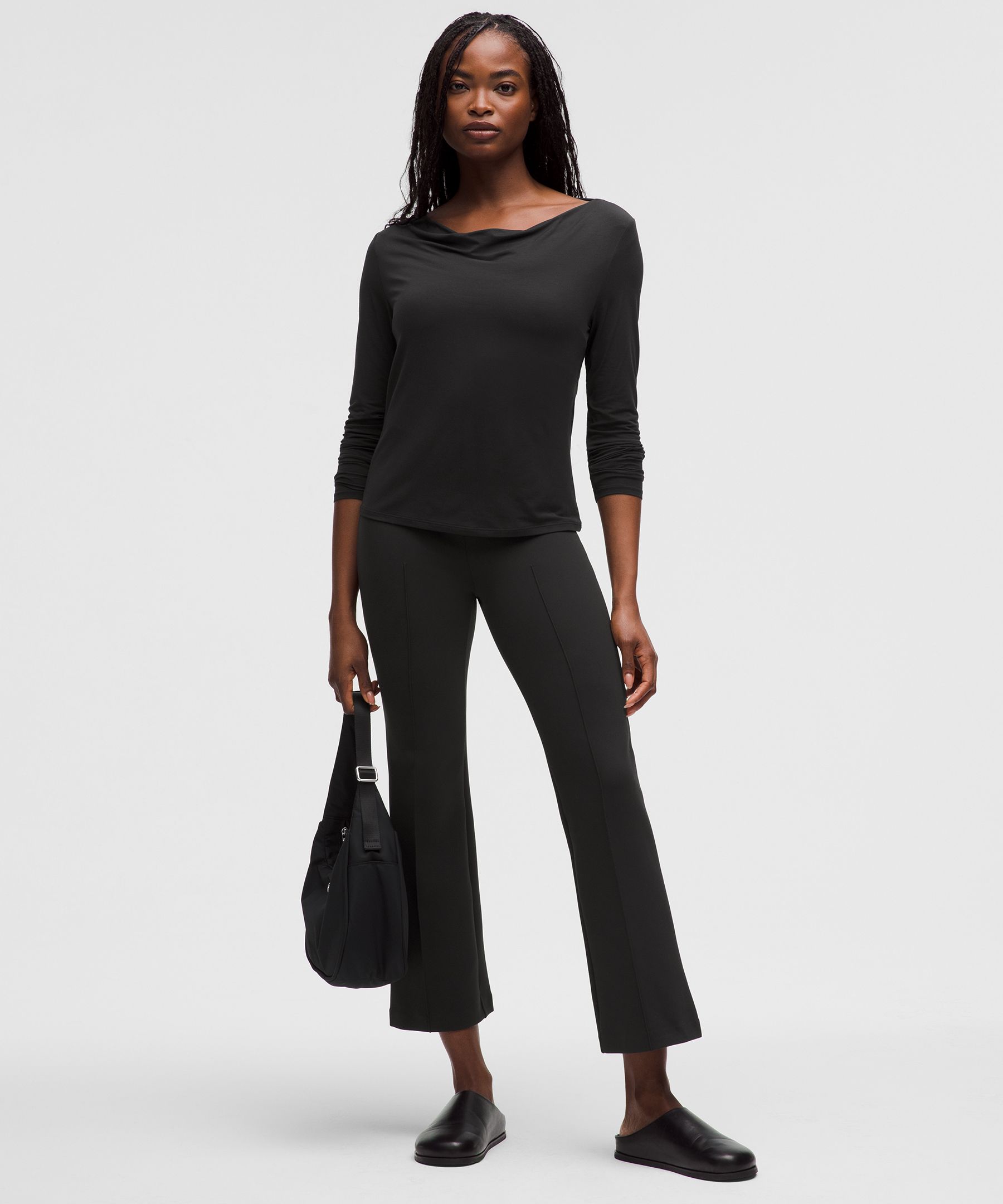 lululemon シルク Modal-Silk Cowl-Neck Long-Sleeve 長袖シャツ Modal-Silk Cowl-Neck Long-Sleeve Shirt | Women's Long Sleeve