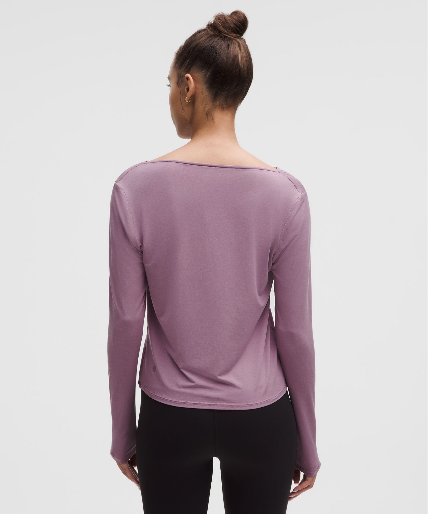 lululemon シルク Modal-Silk Cowl-Neck Long-Sleeve 長袖シャツ Modal-Silk Cowl-Neck Long-Sleeve Shirt | Women's Long Sleeve
