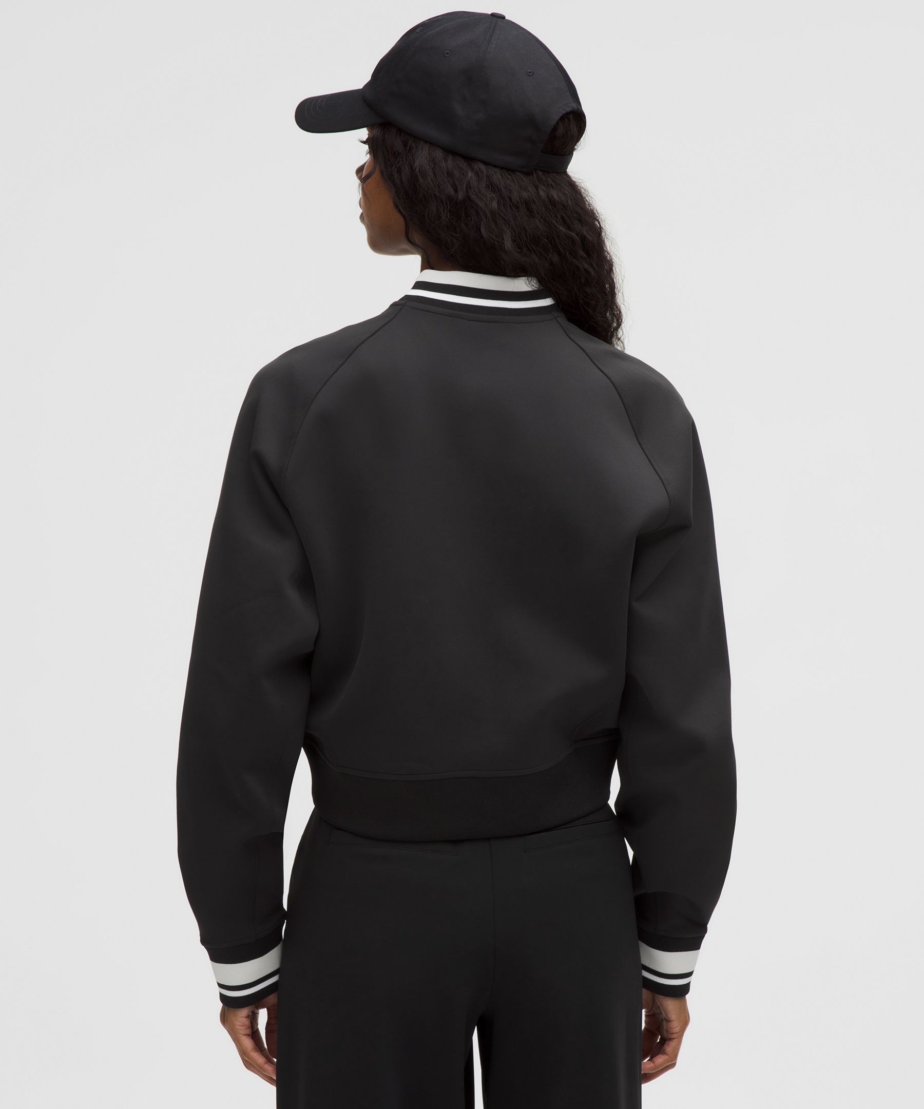 LULULEMON SNAP-FRONT COLLEGIATE JACKET 