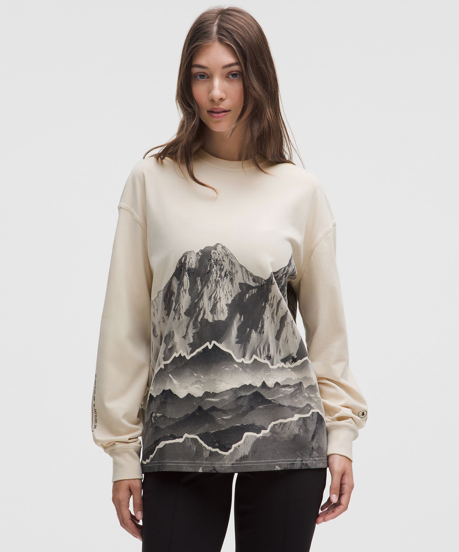 Team Canada Women's Heavyweight Cotton Long Sleeve CPC Logo *Graphic