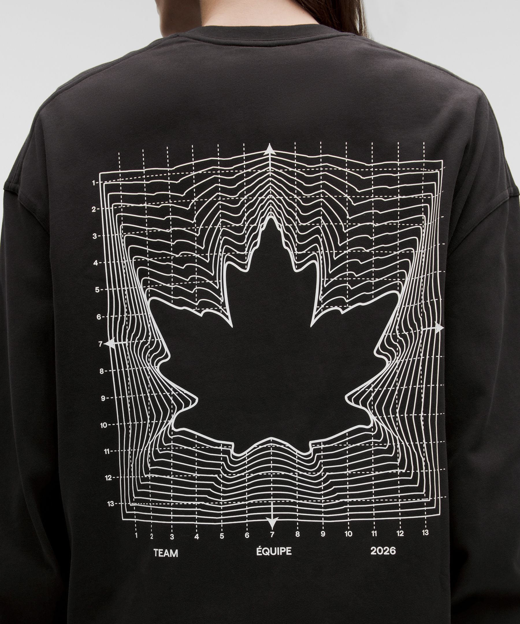 Team Canada Women's Heavyweight Cotton Long Sleeve COC Logo *Wordmark