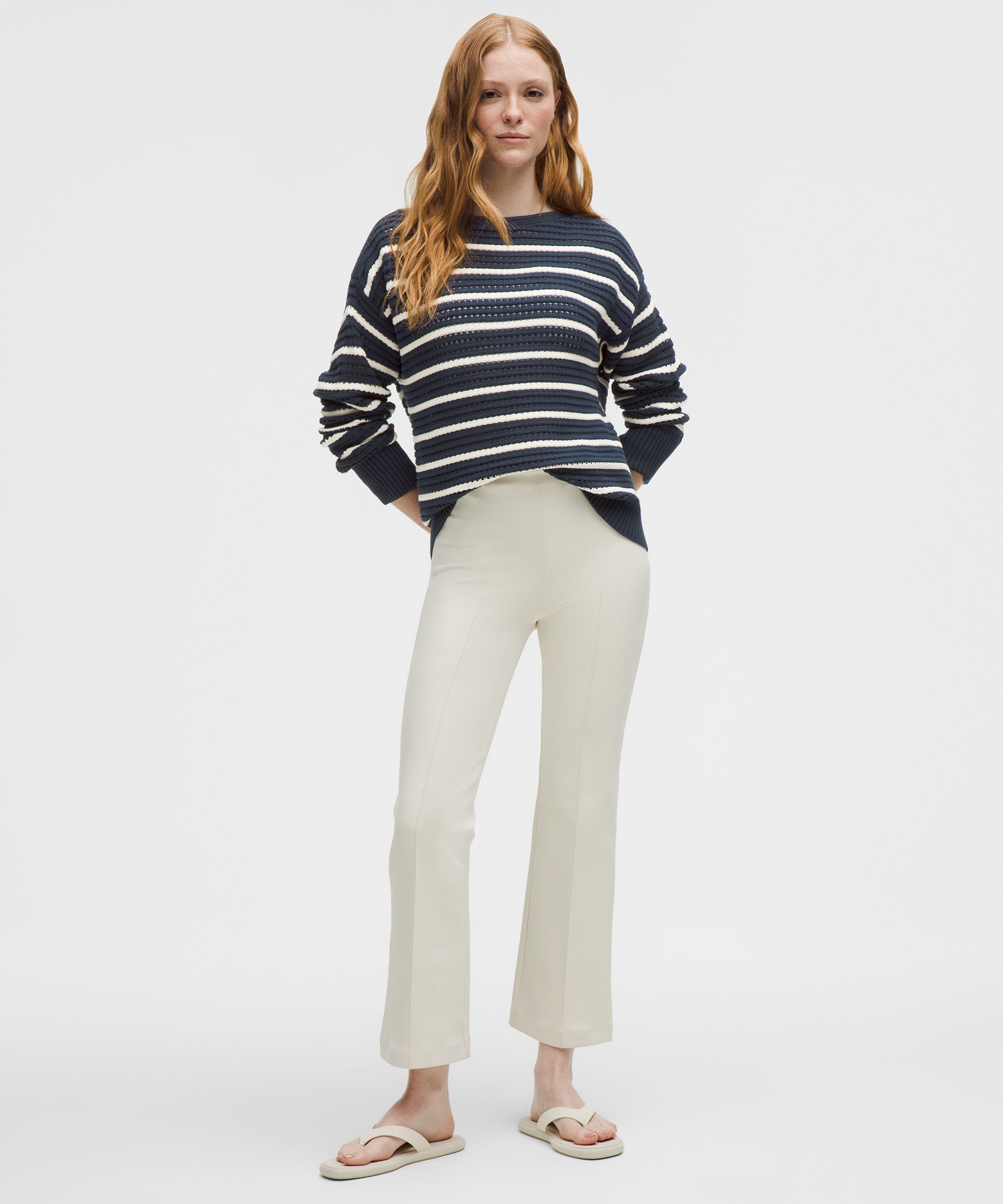 LULULEMON COTTON CROCHET PULLOVER 