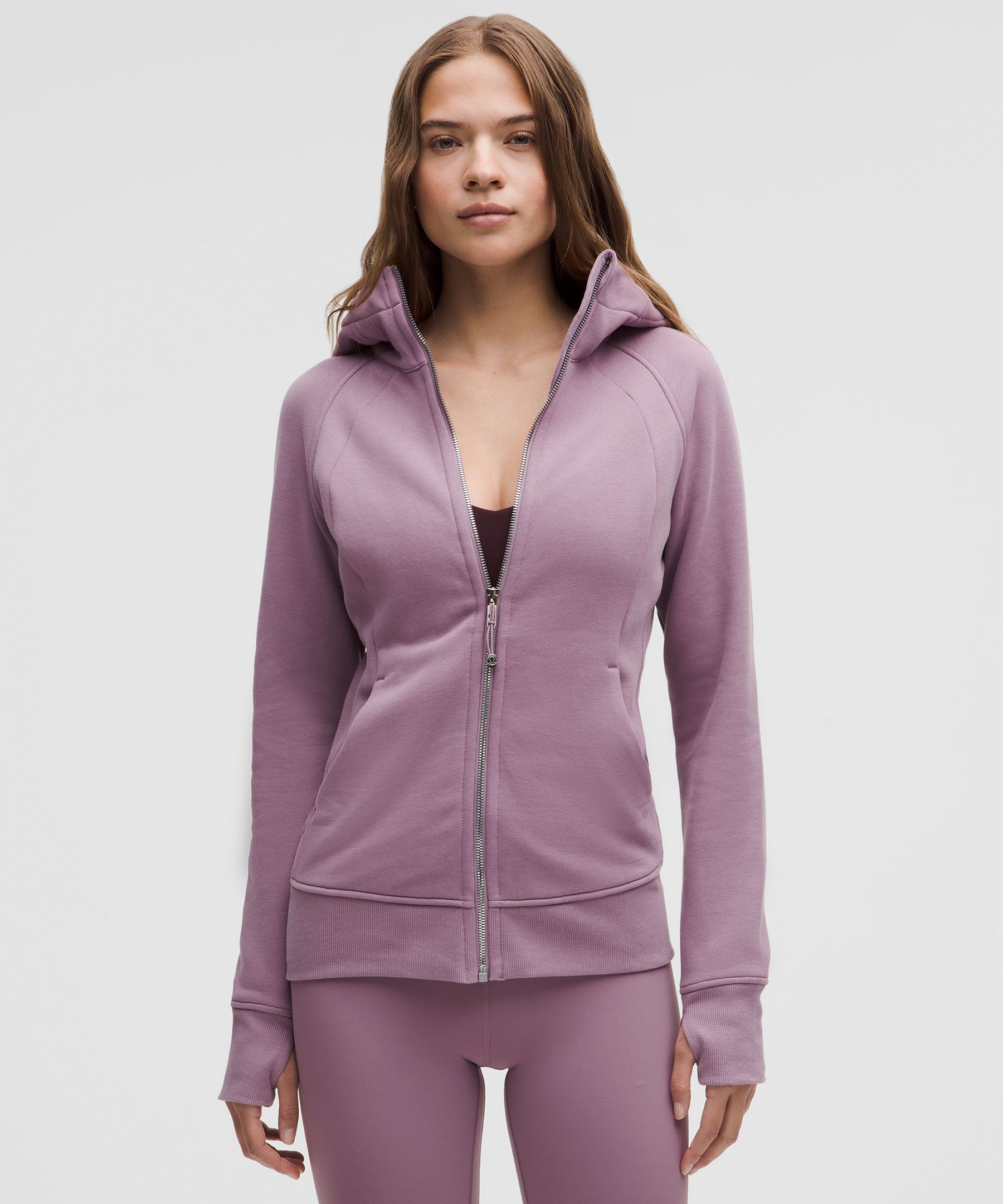 Scuba Full-Zip Hoodie - Purple