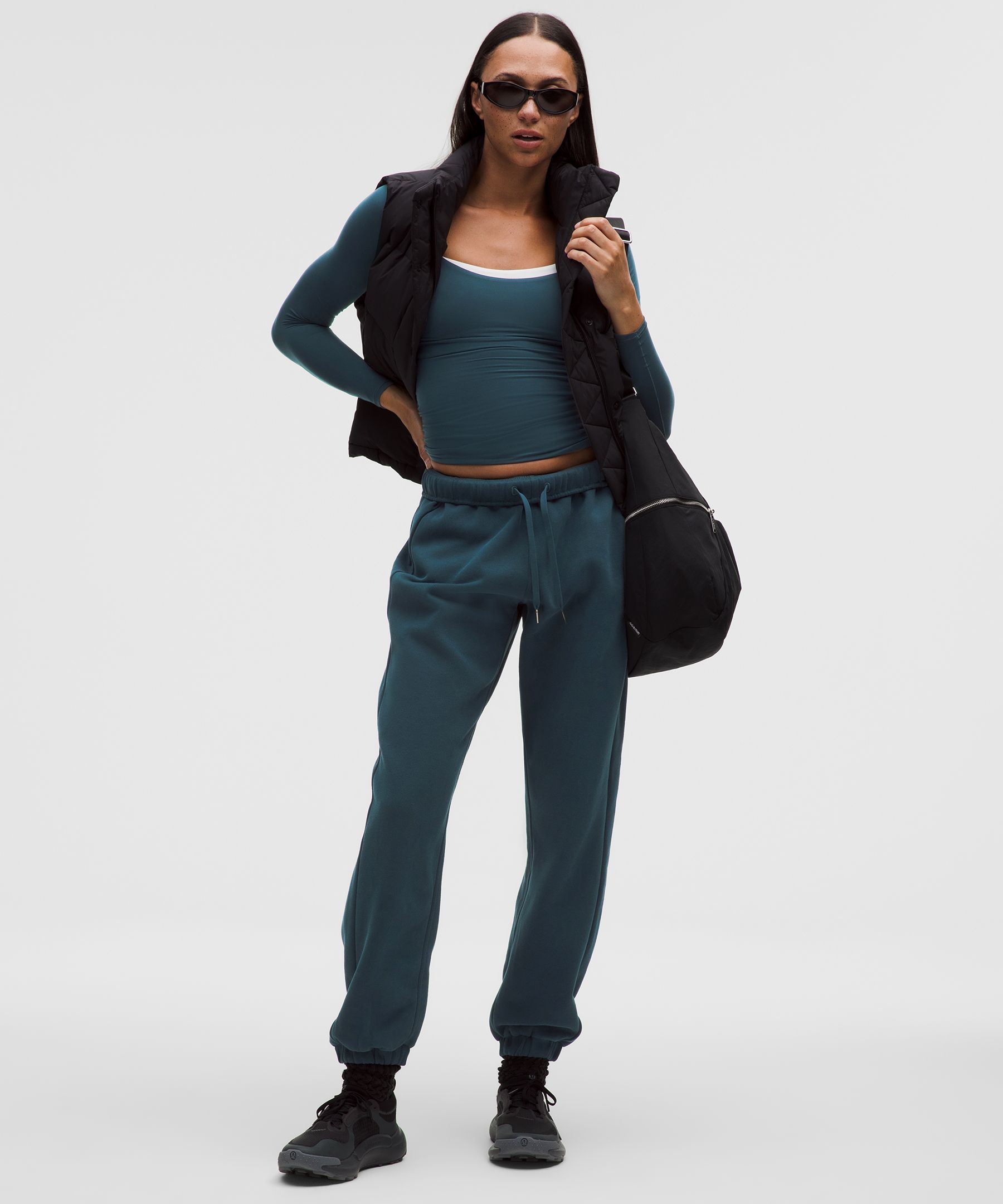 Lululemon Wundermost Ultra-soft Nulu Square-neck Long-sleeve Shirt In Blue