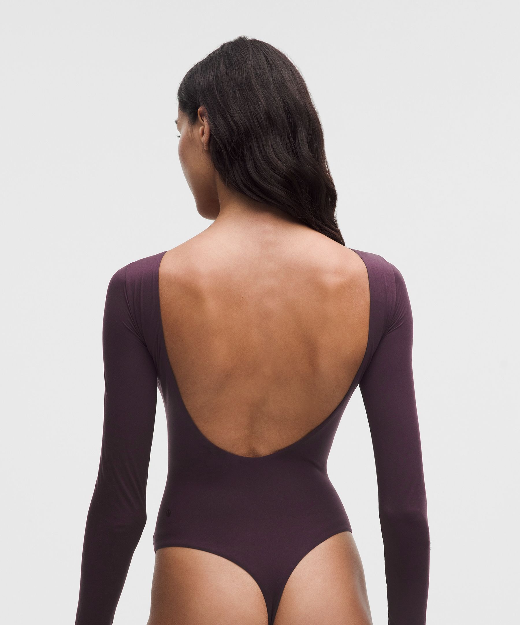 Lululemon Wundermost Ultra-soft Nulu Boatneck Scoop-back Long-sleeve Bodysuit