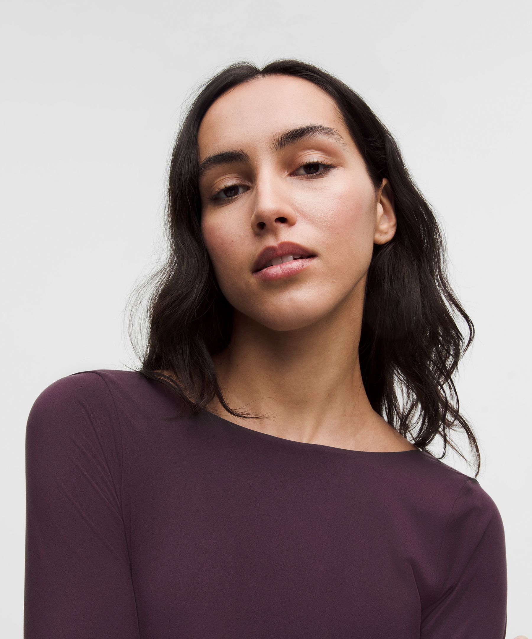 Lululemon Wundermost Ultra-soft Nulu Boatneck Scoop-back Long-sleeve Bodysuit