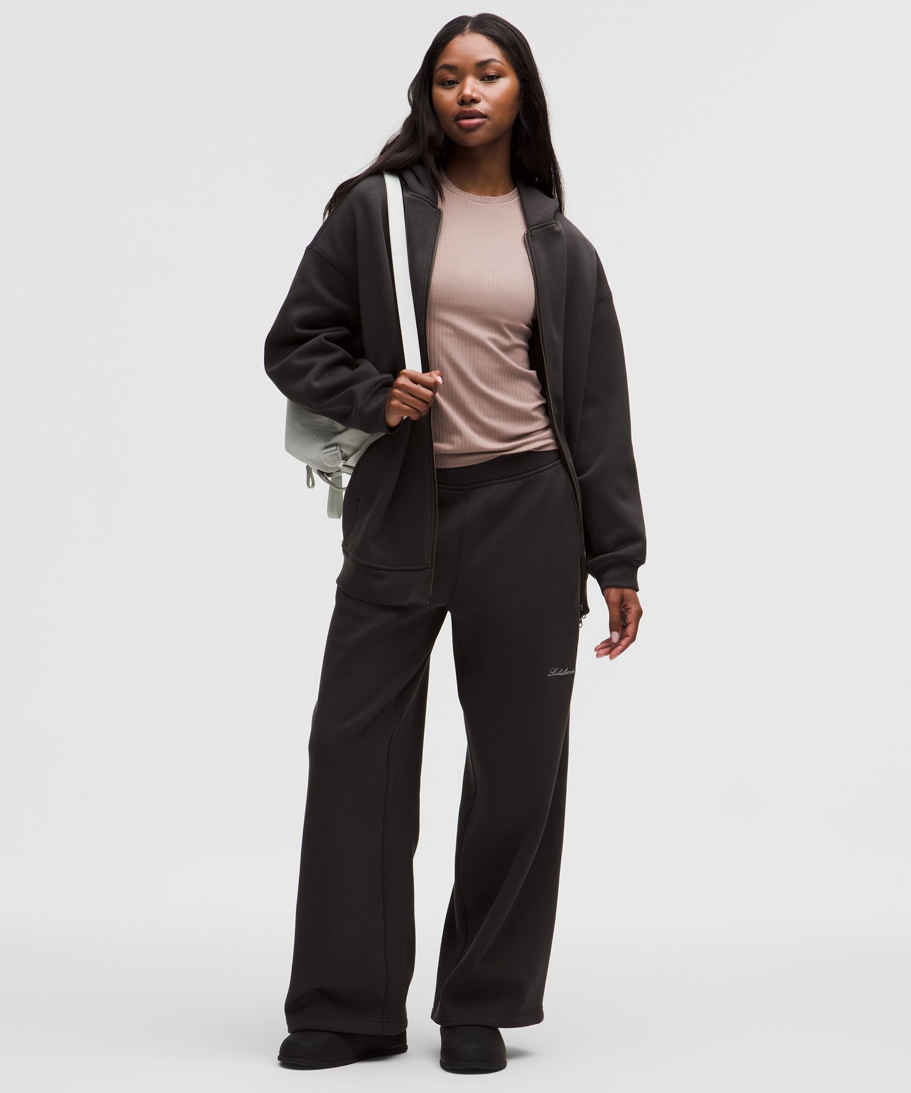 Wundermost Ultra-Soft Ribbed Nulu Crewneck Long-Sleeve Shirt