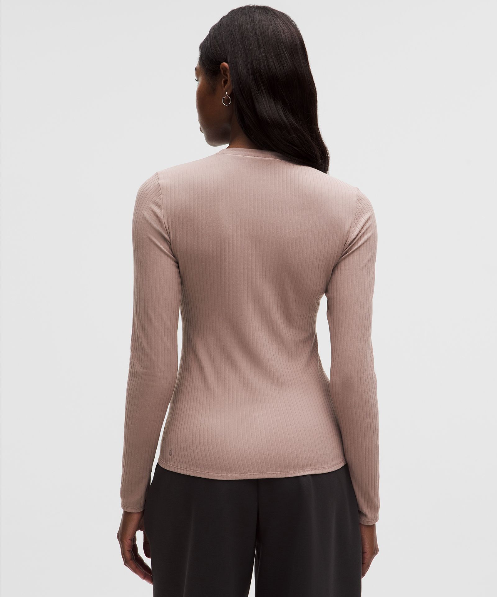 Lululemon Wundermost Ultra-Soft Ribbed Nulu Crewneck Long-Sleeve Shirt — фото 3