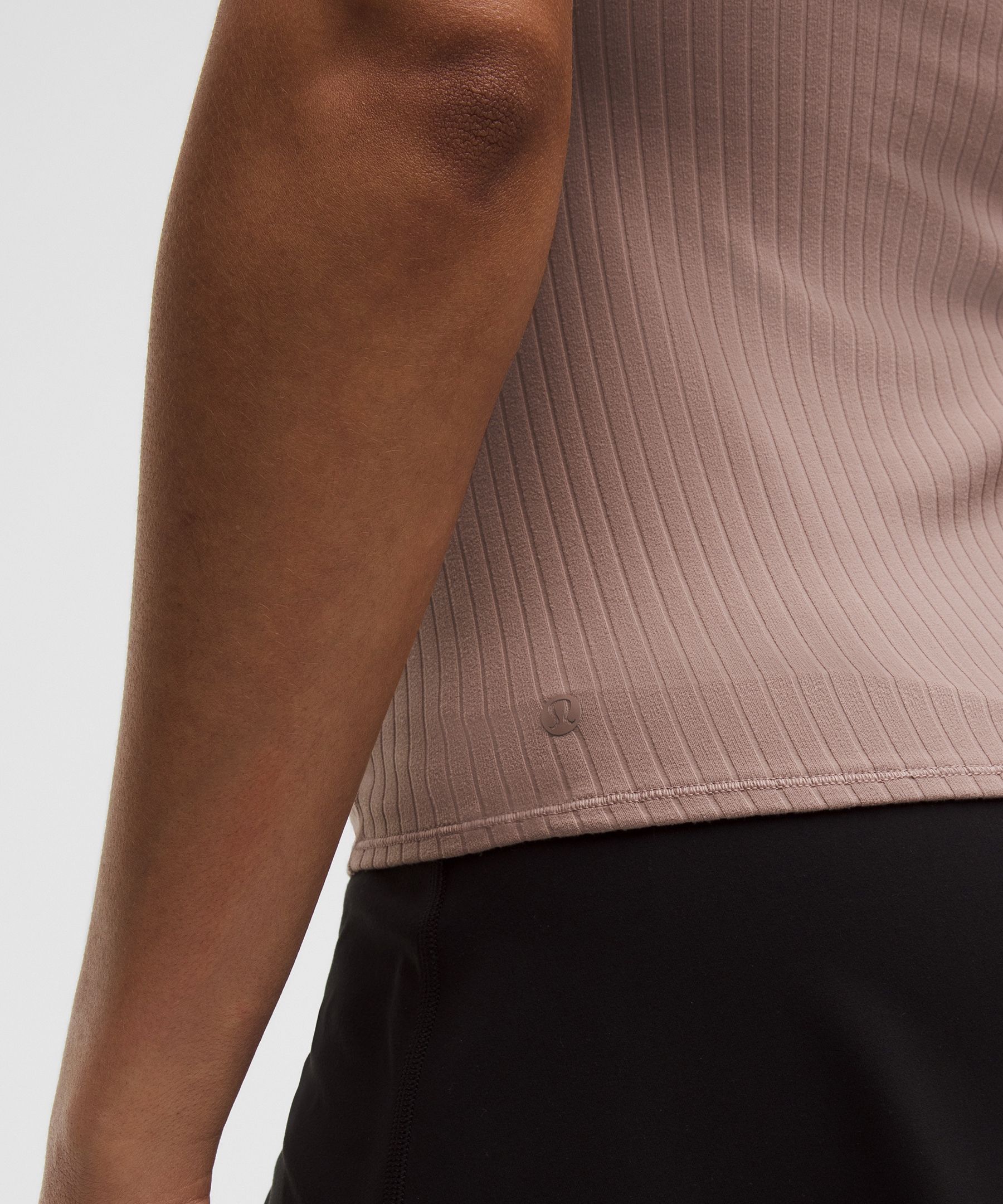 Wundermost Ultra-Soft Ribbed Nulu Scoop-Neck Shirt